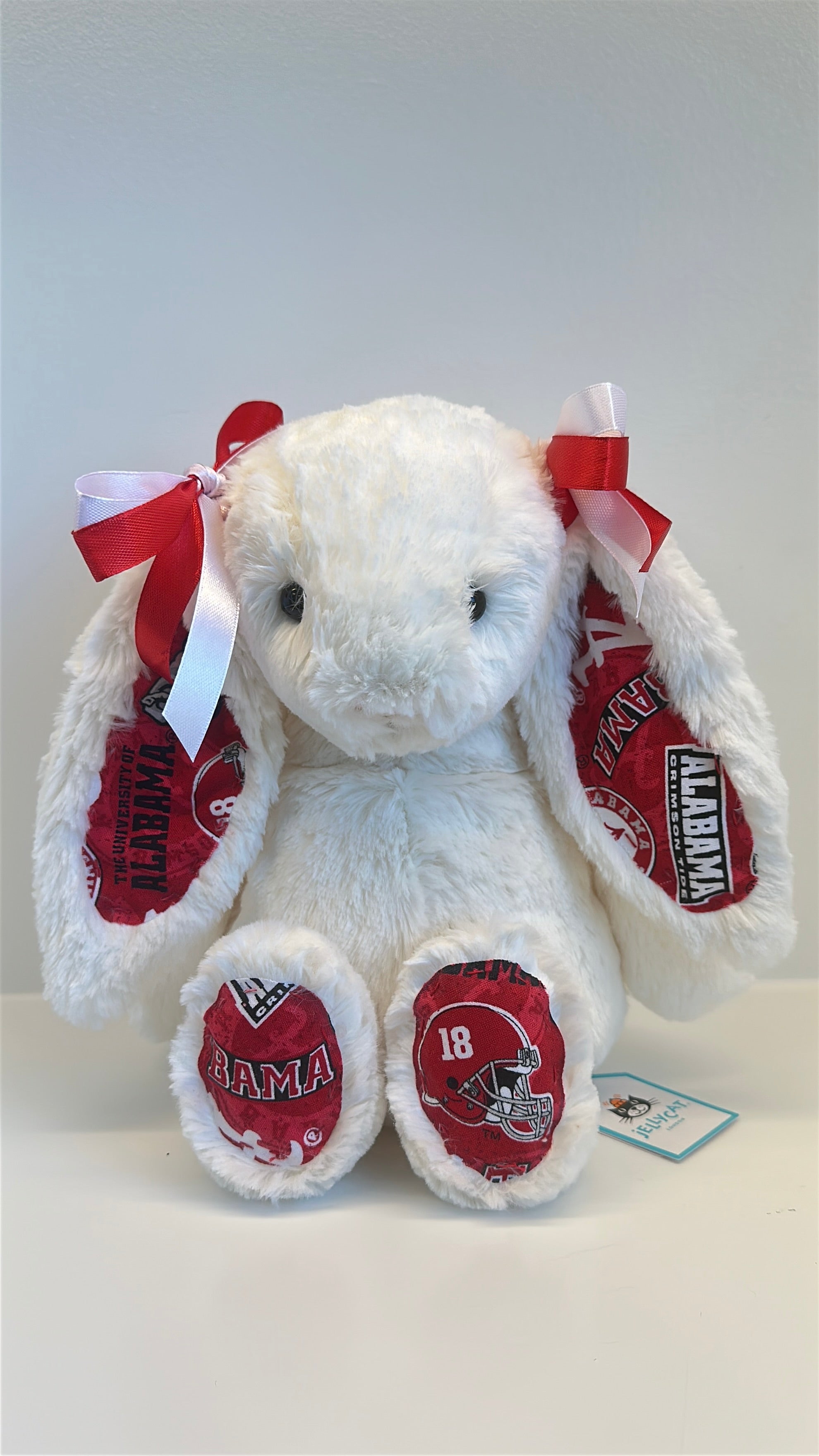 University of Alabama Custom College Jellycat Bashful Bunny