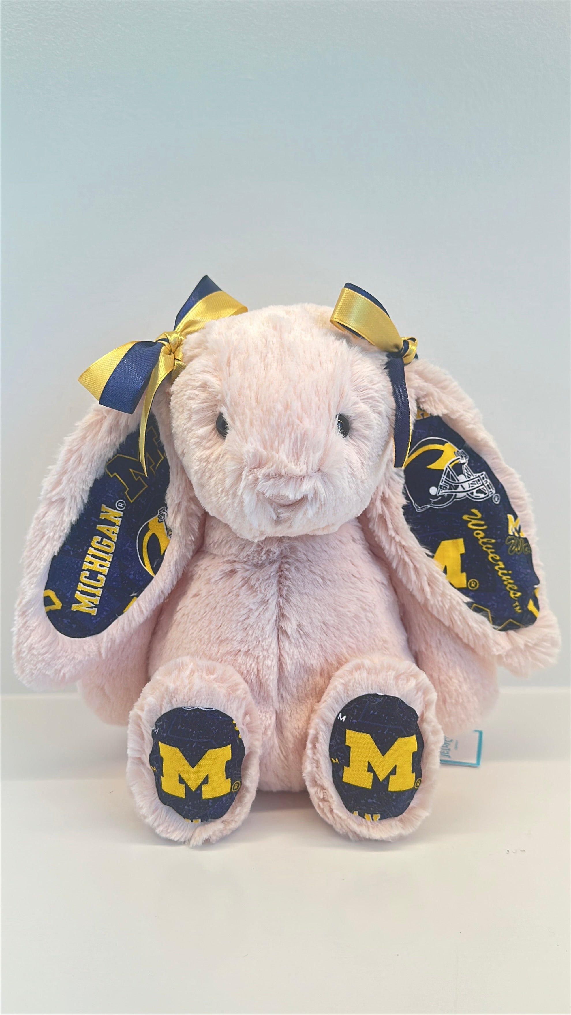 University of Michigan Custom College Jellycat Bashful Bunny