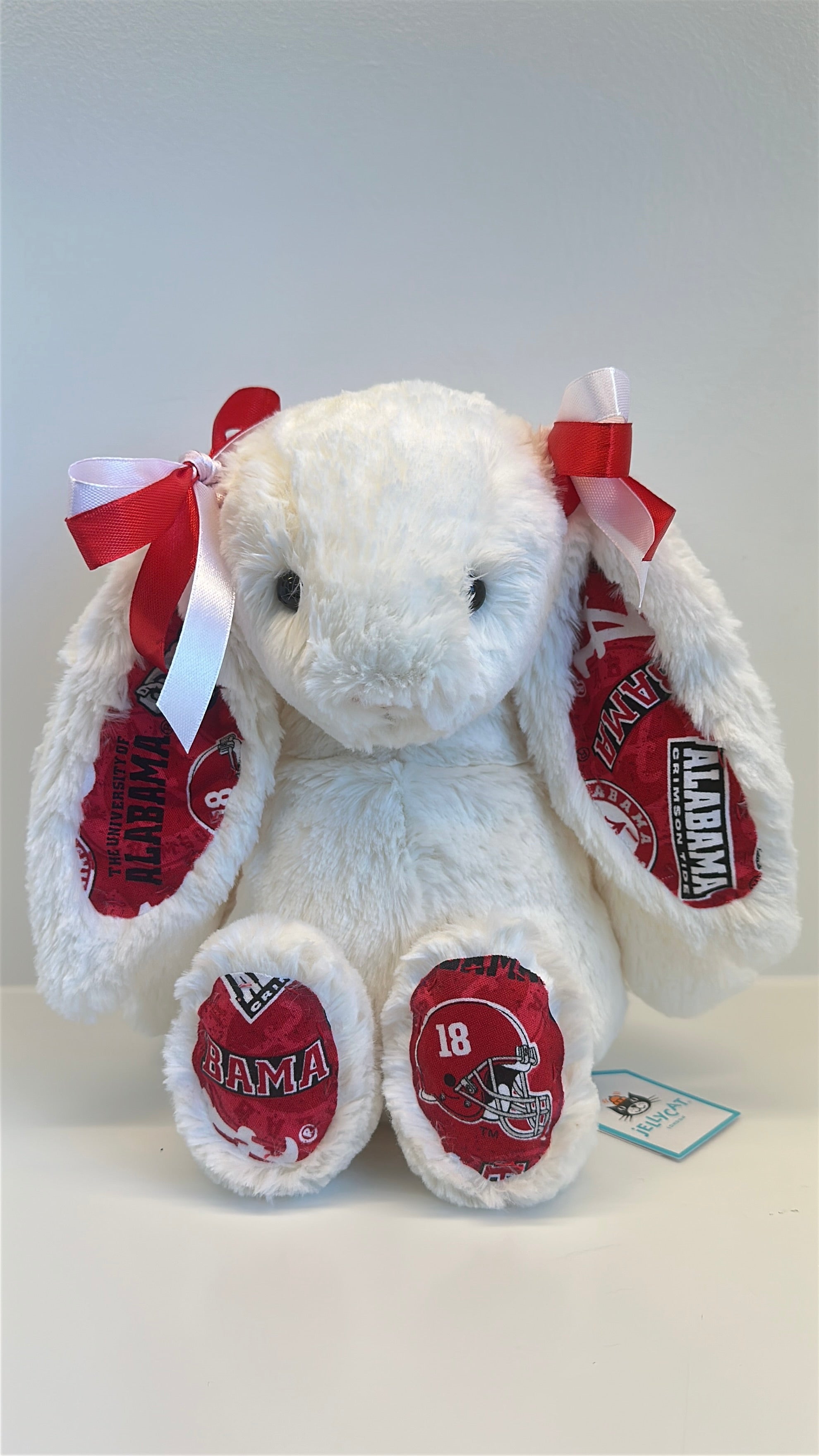 University of Alabama Custom College Jellycat Bashful Bunny