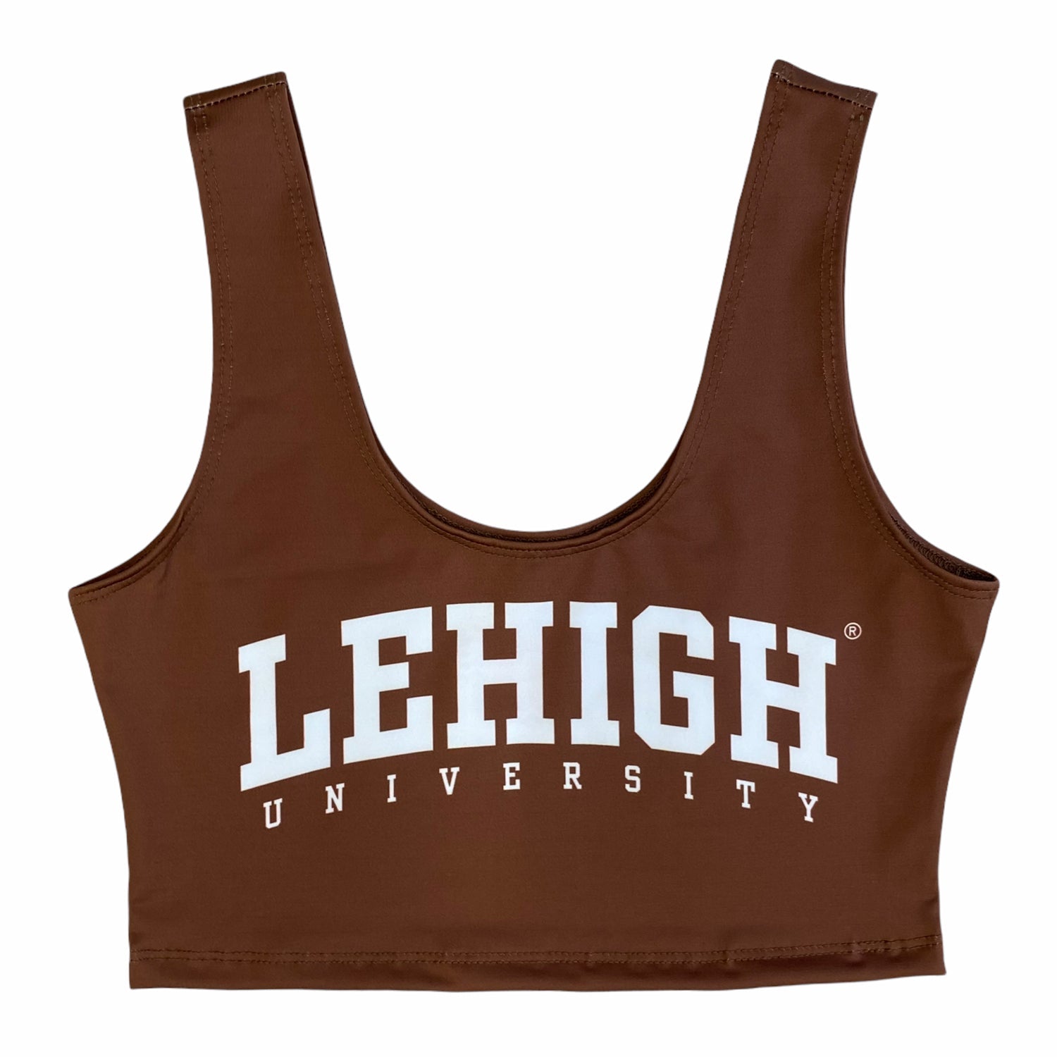 Lehigh Brown Crop Tank Top