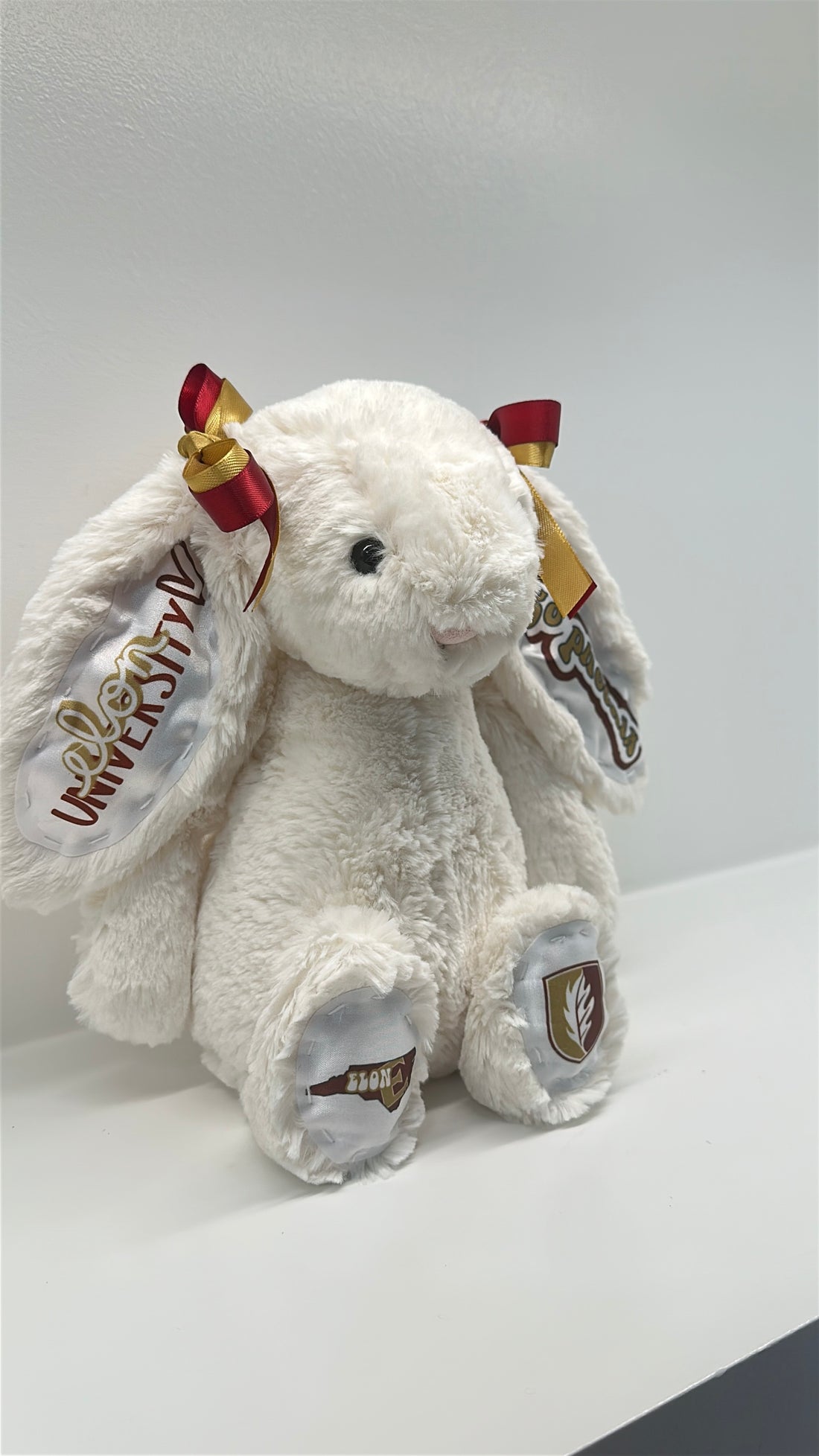 Elon University Custom College Jellycat Bashful Bunny