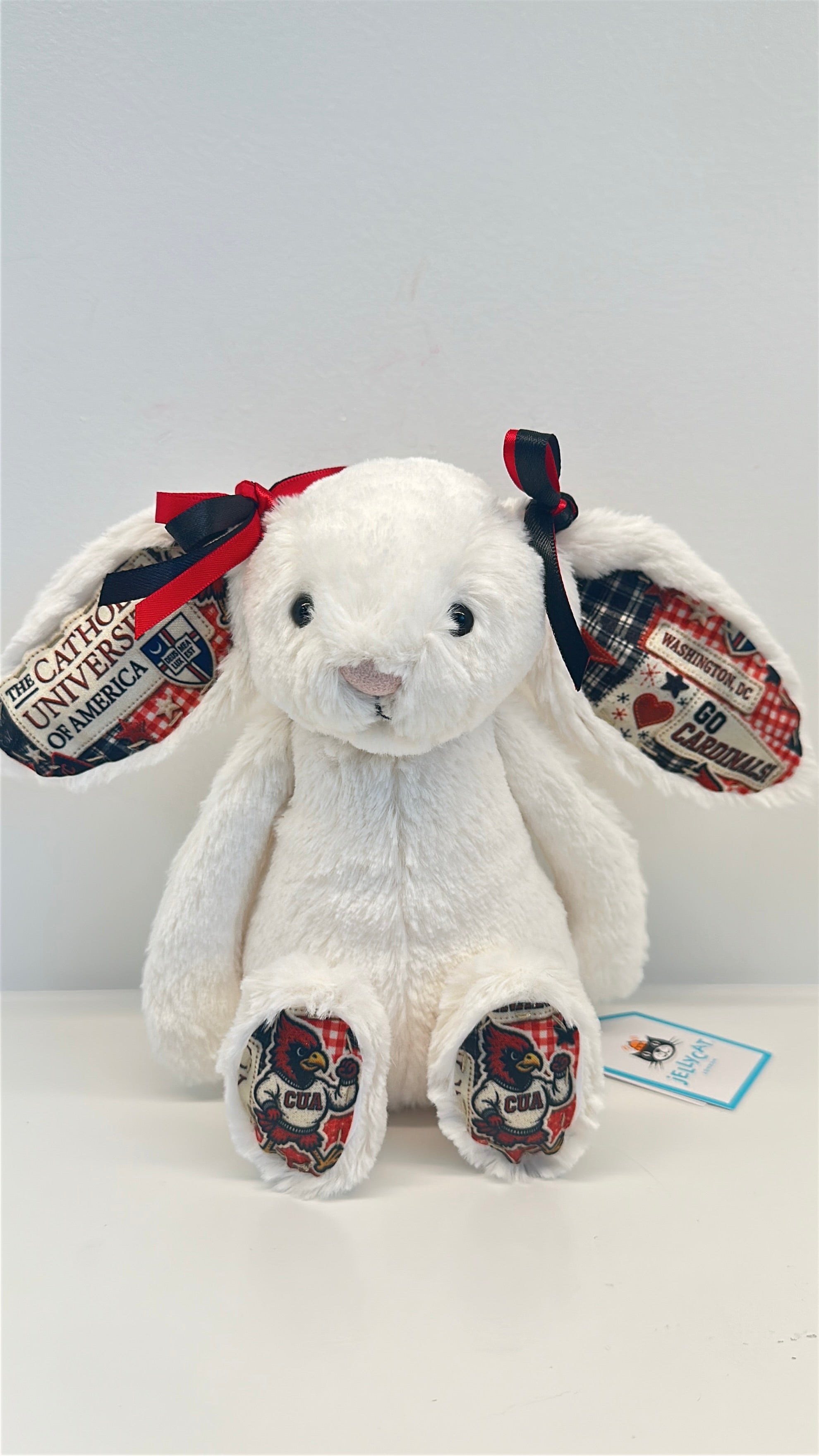 Washington University (WashU) Fully Custom Jellycat Bunny