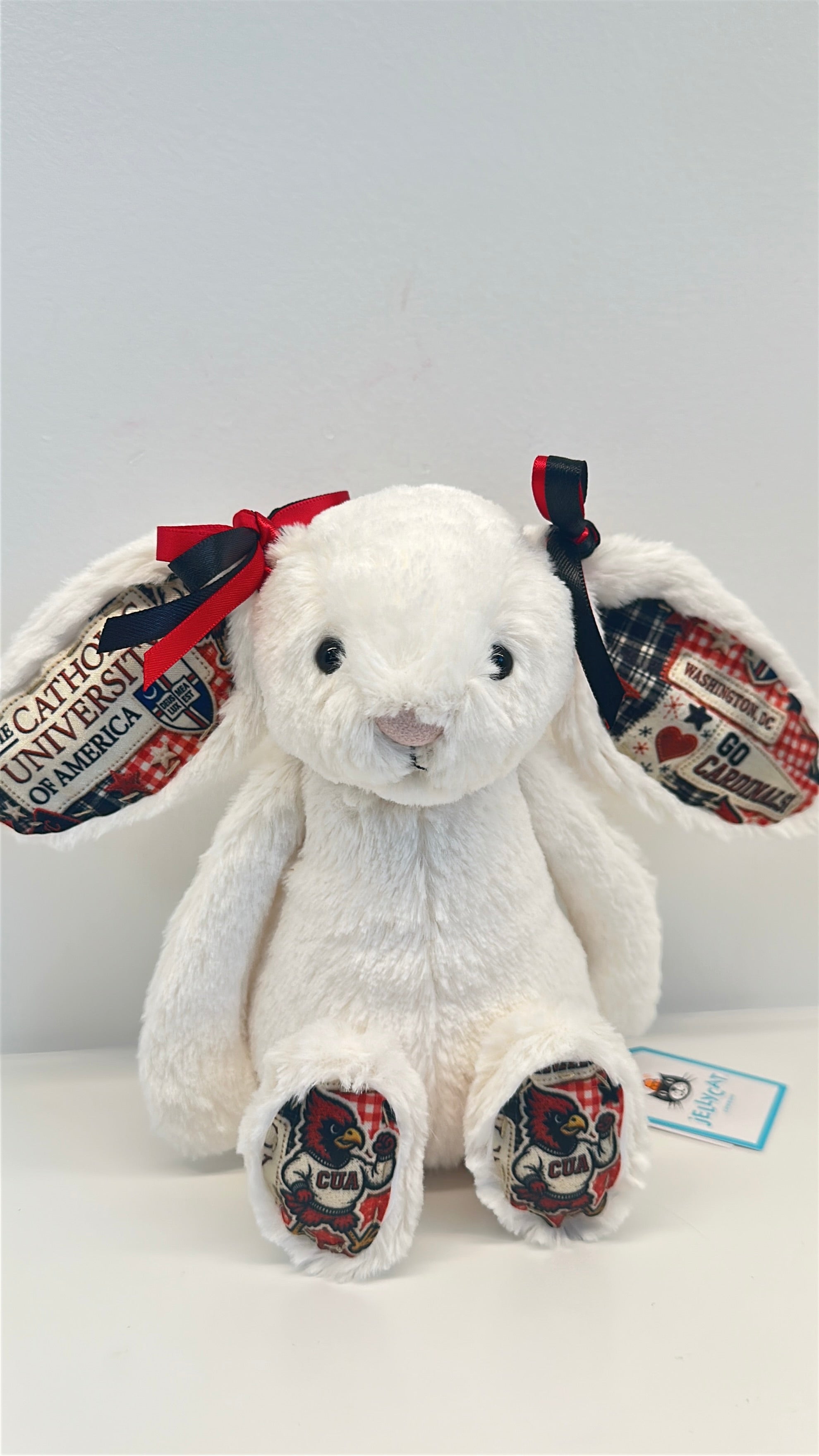 Washington University (WashU) Fully Custom Jellycat Bunny