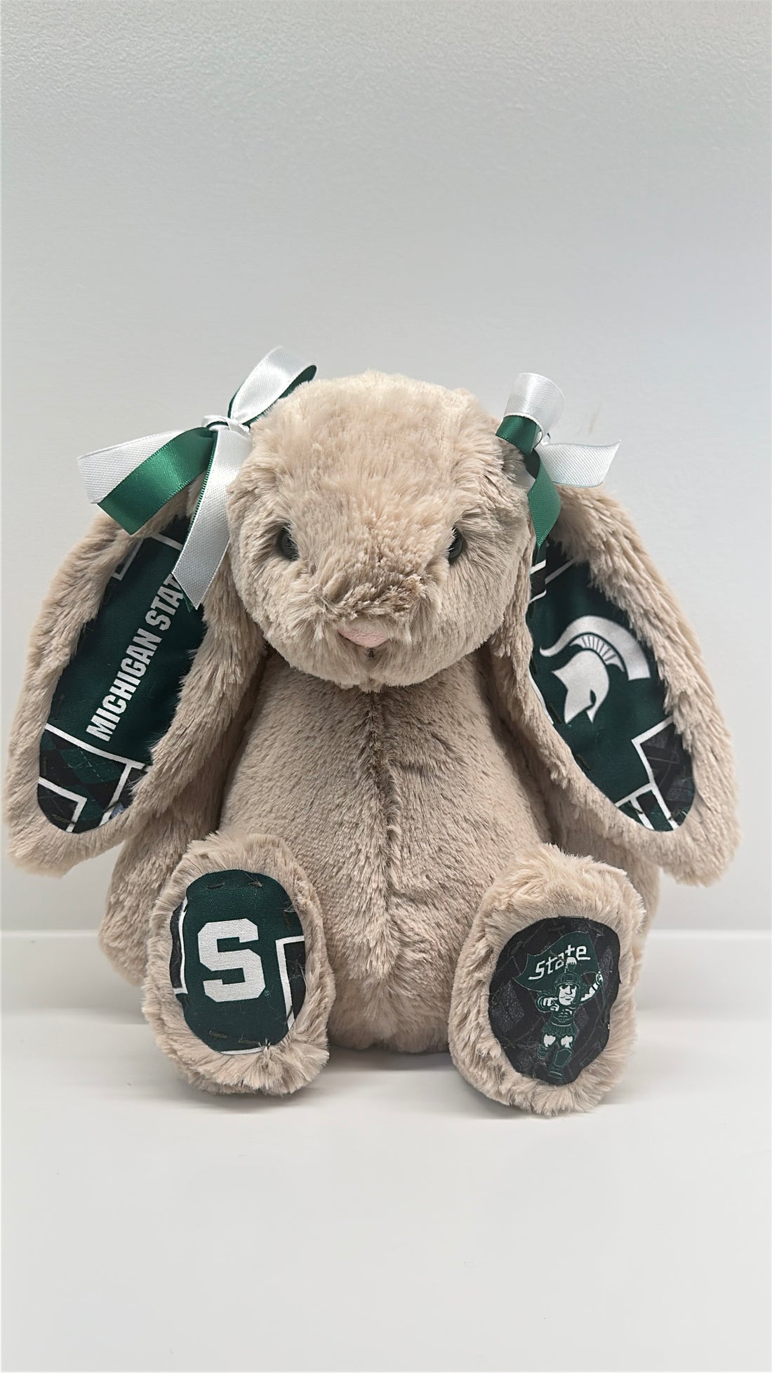 Michigan State University Custom College Jellycat Bashful Bunny