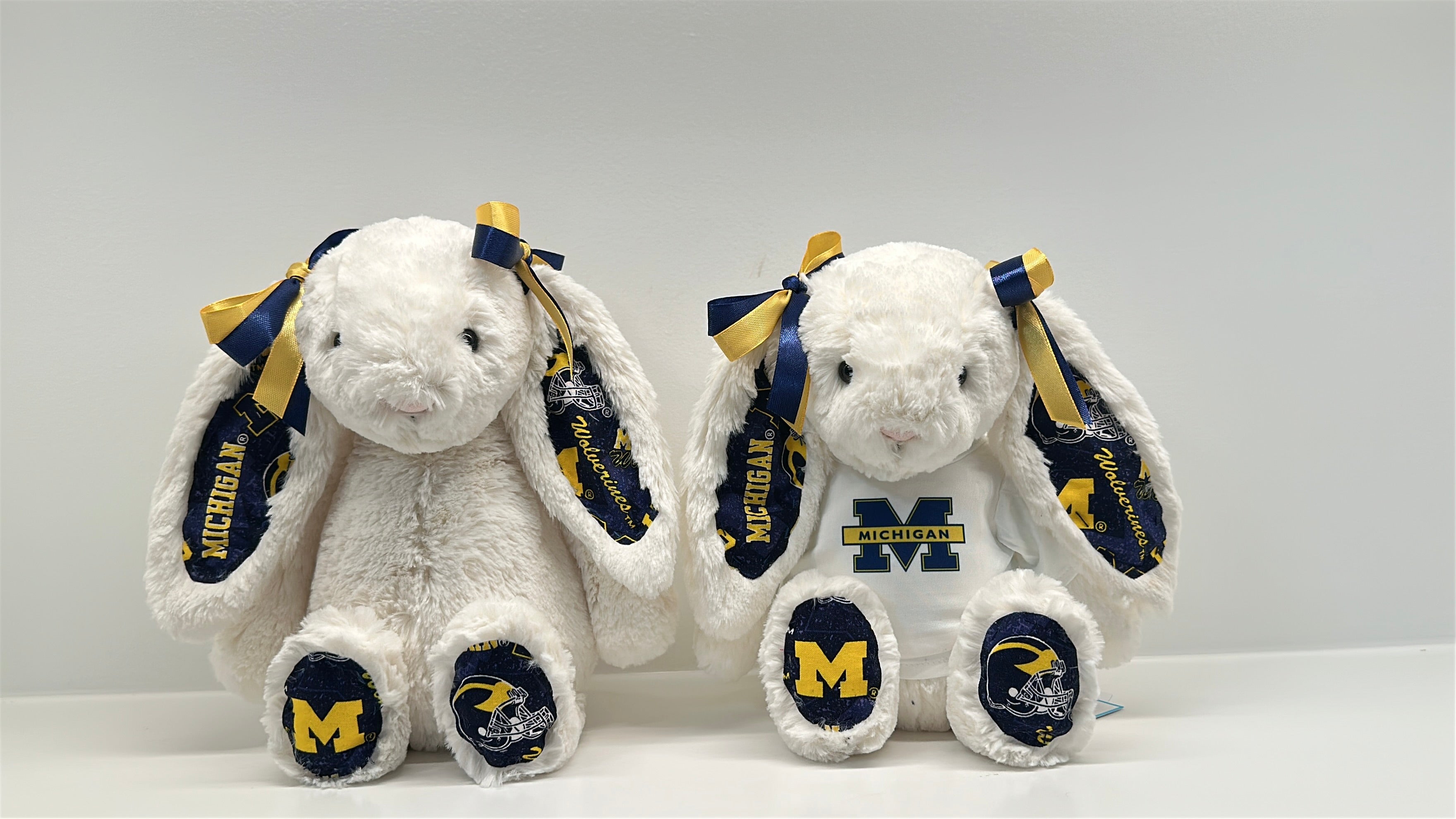 University of Michigan Custom College Jellycat Bashful Bunny