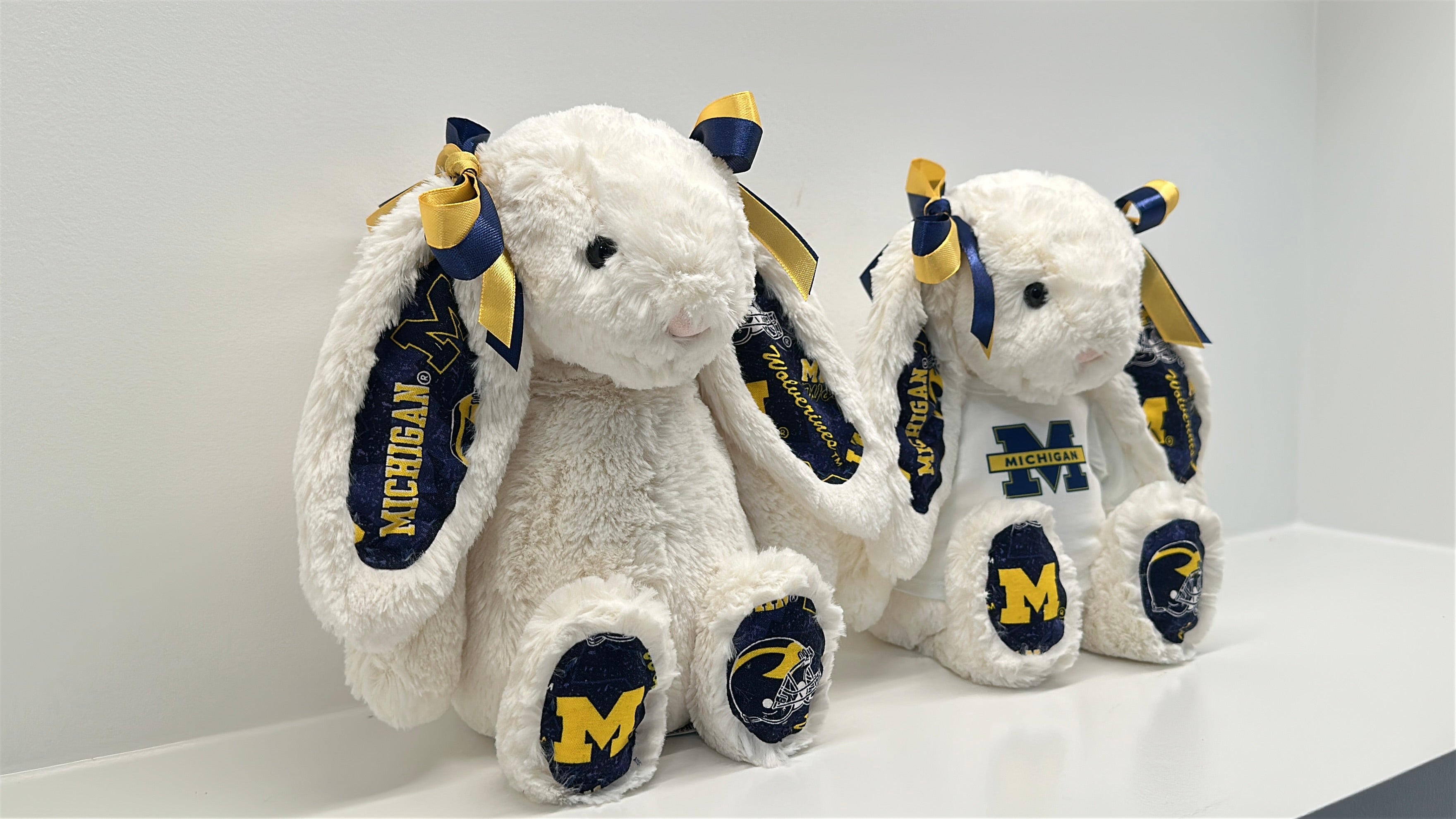 University of Michigan Custom College Jellycat Bashful Bunny