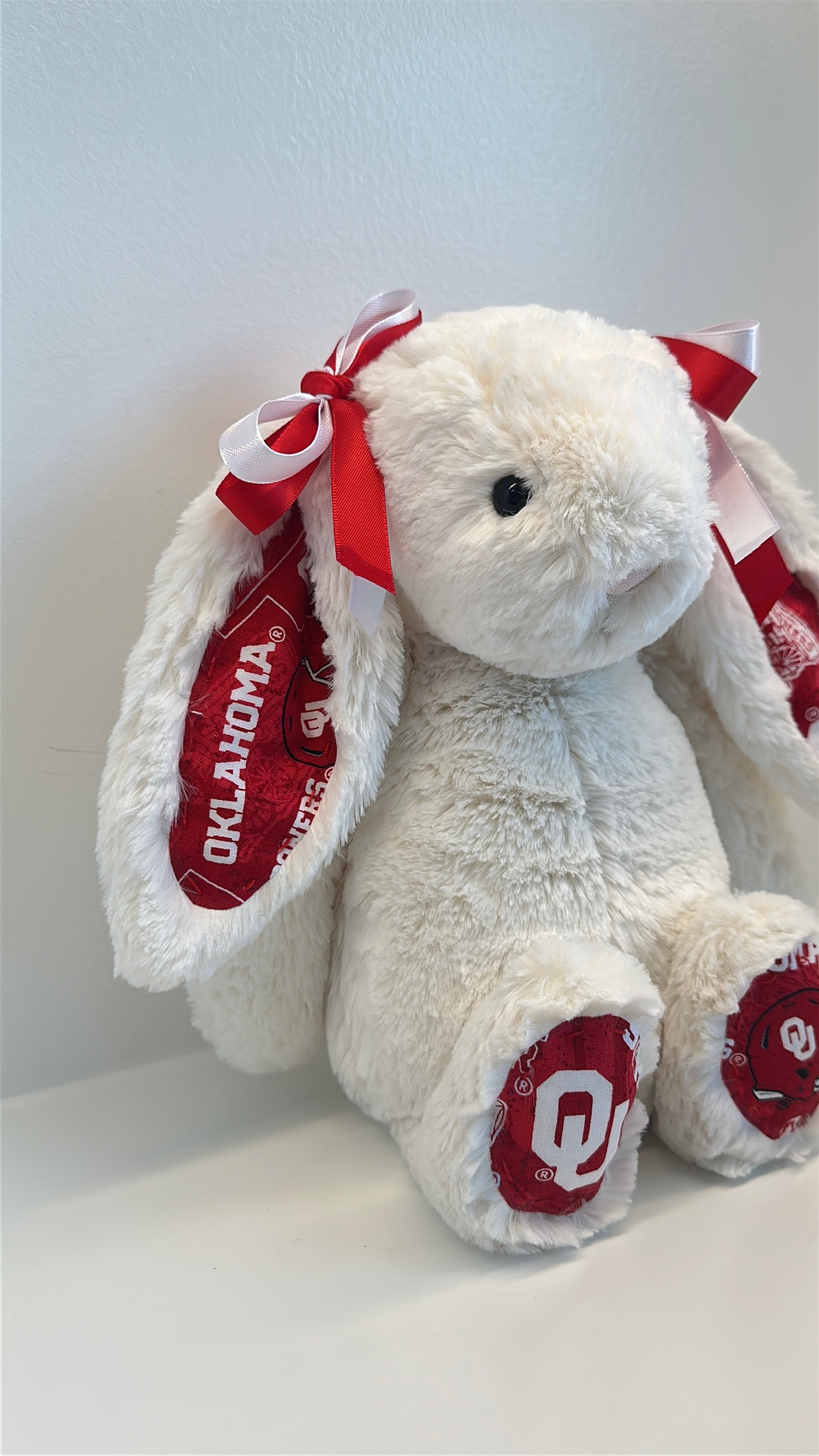 Oklahoma University Custom College Jellycat Bashful Bunny