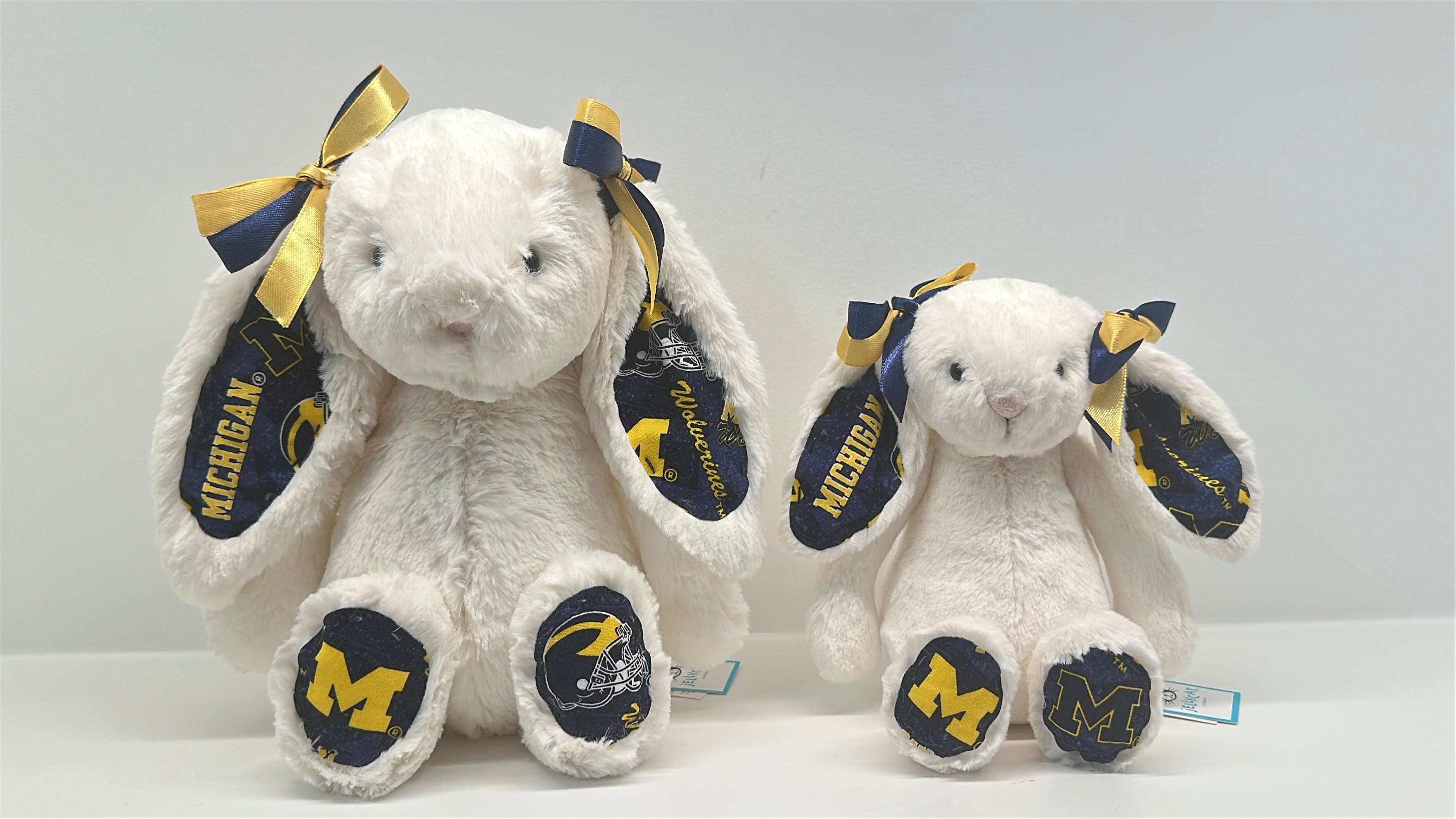 University of Michigan Custom College Jellycat Bashful Bunny