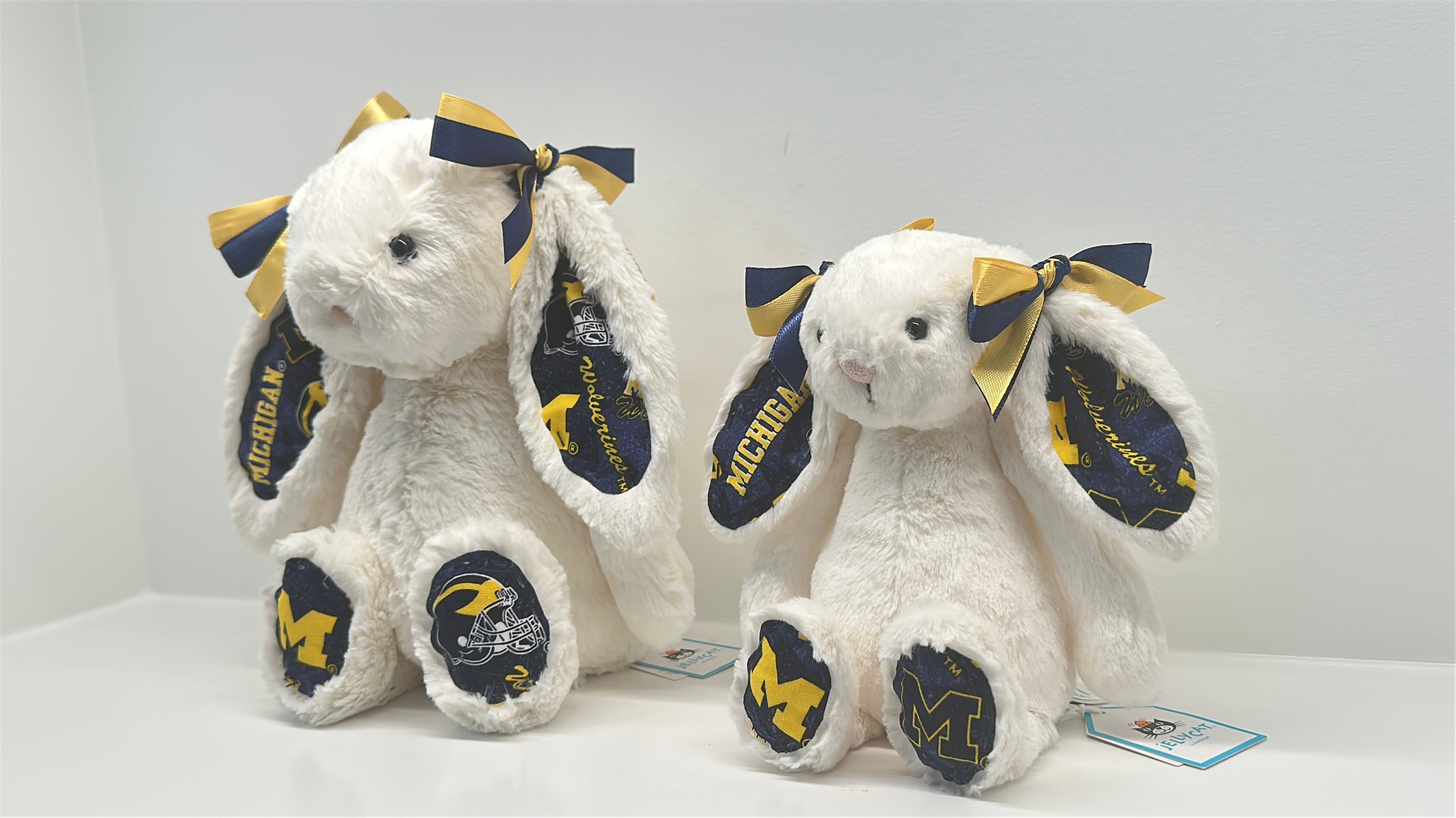 University of Michigan Custom College Jellycat Bashful Bunny