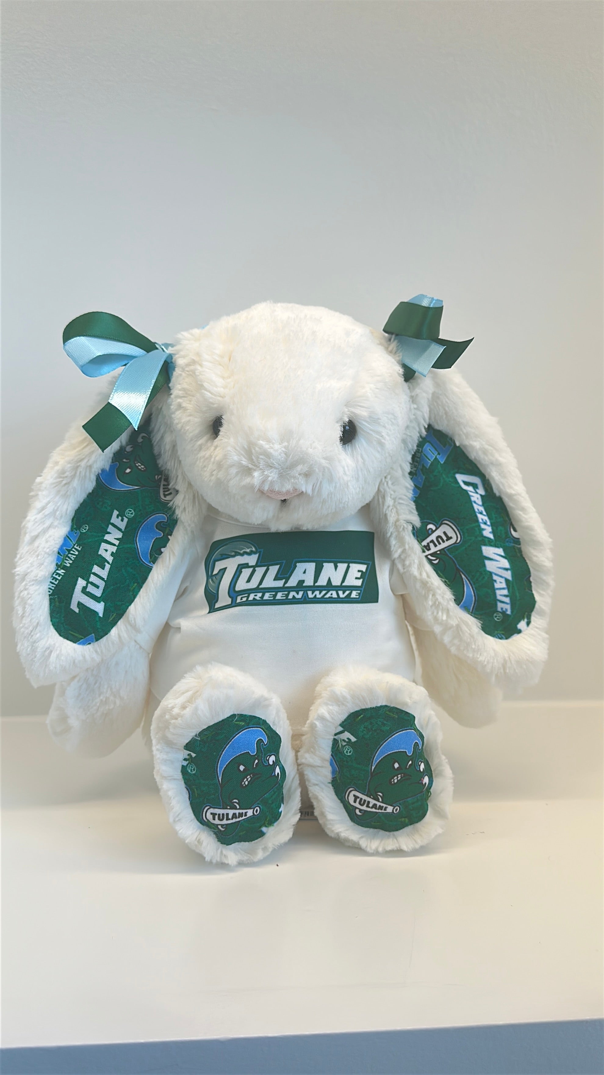 Tulane University Custom College Jellycat Bashful Bunny