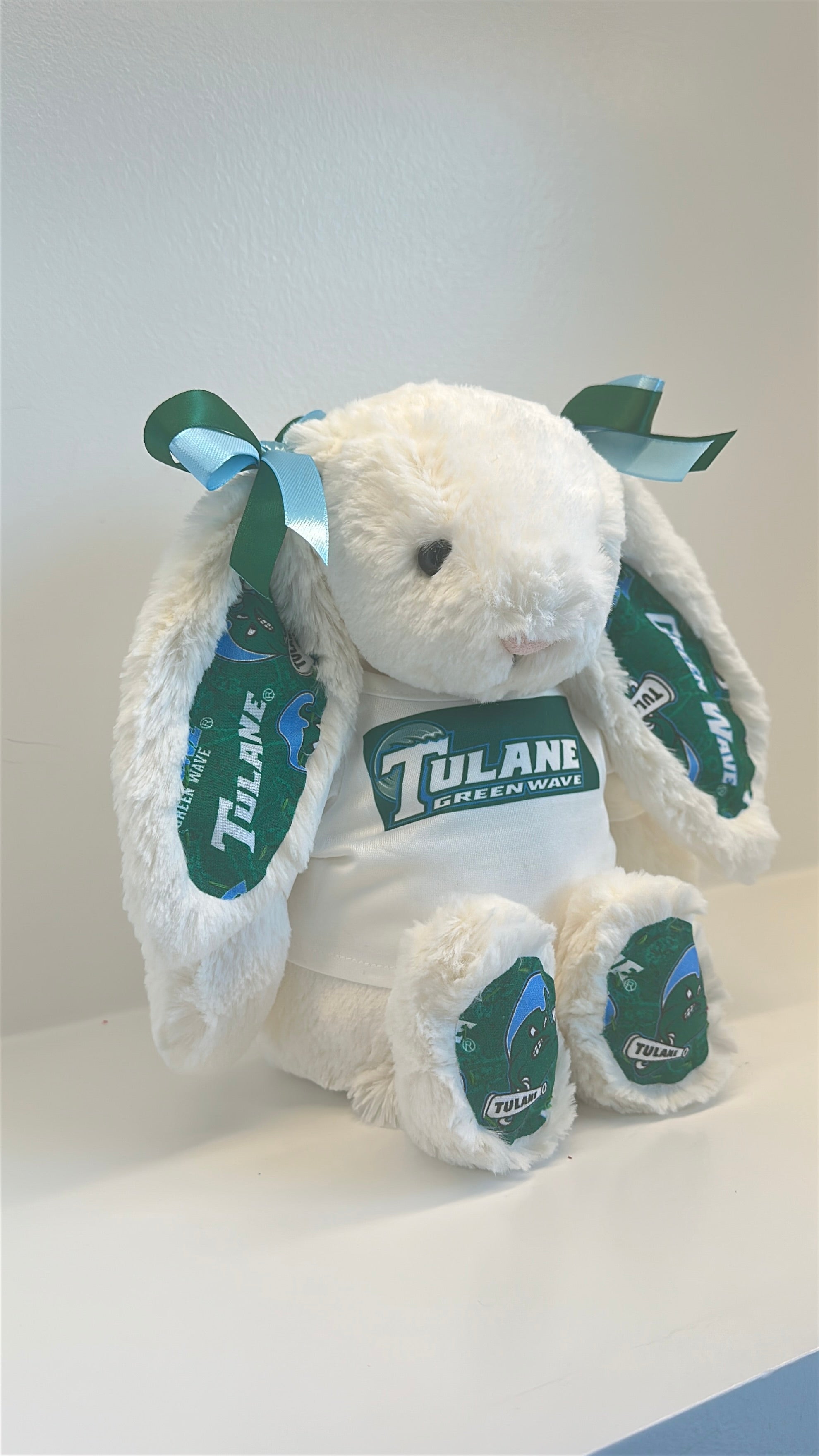 Tulane University Custom College Jellycat Bashful Bunny