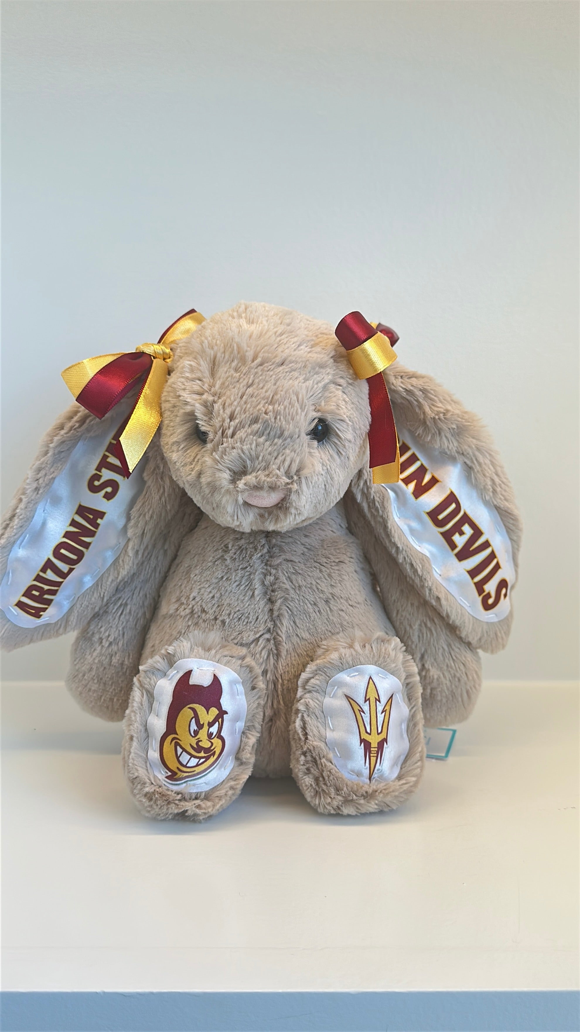 Arizona State University Custom College Jellycat Bashful Bunny