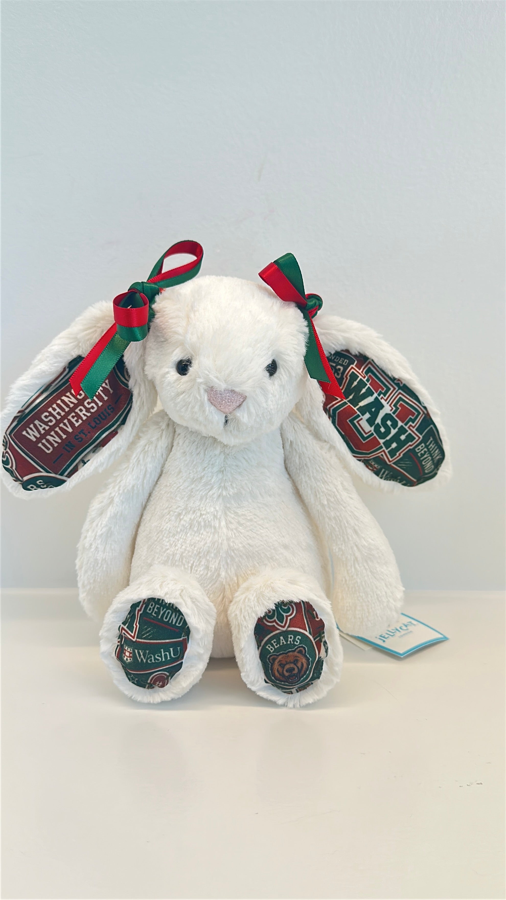 Washington University (WashU) Fully Custom Jellycat Bunny
