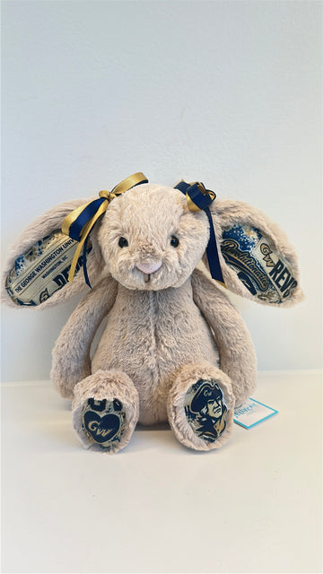 George Washington University (GW) Fully Custom College Jellycat Bunny