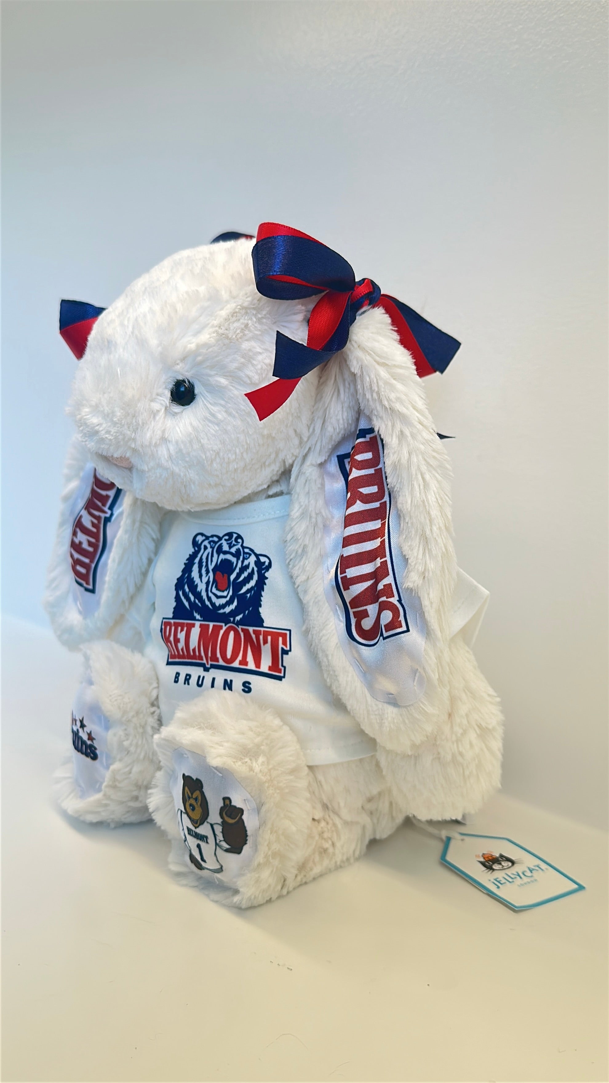 Belmont University Custom College Jellycat Bashful Bunny