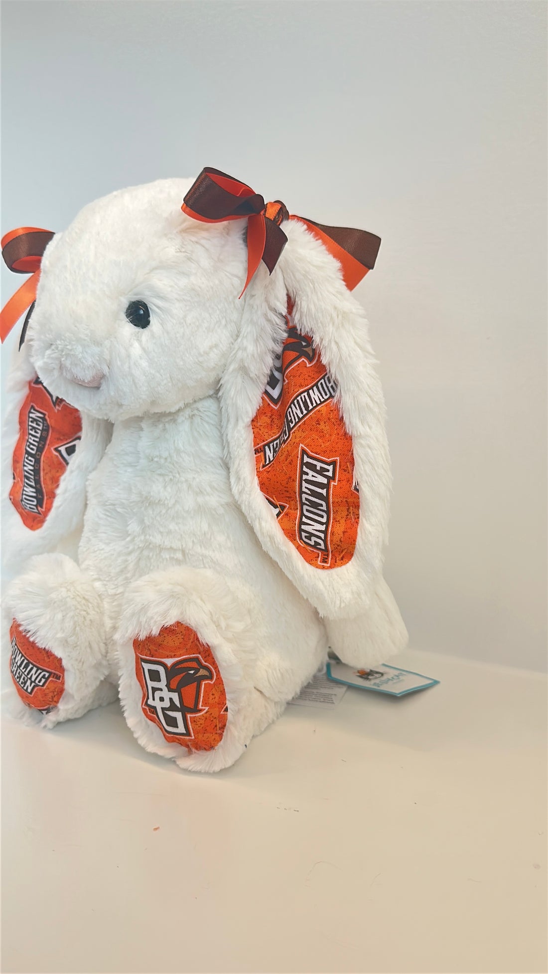 Bowling Green State University Custom College Jellycat Bashful Bunny