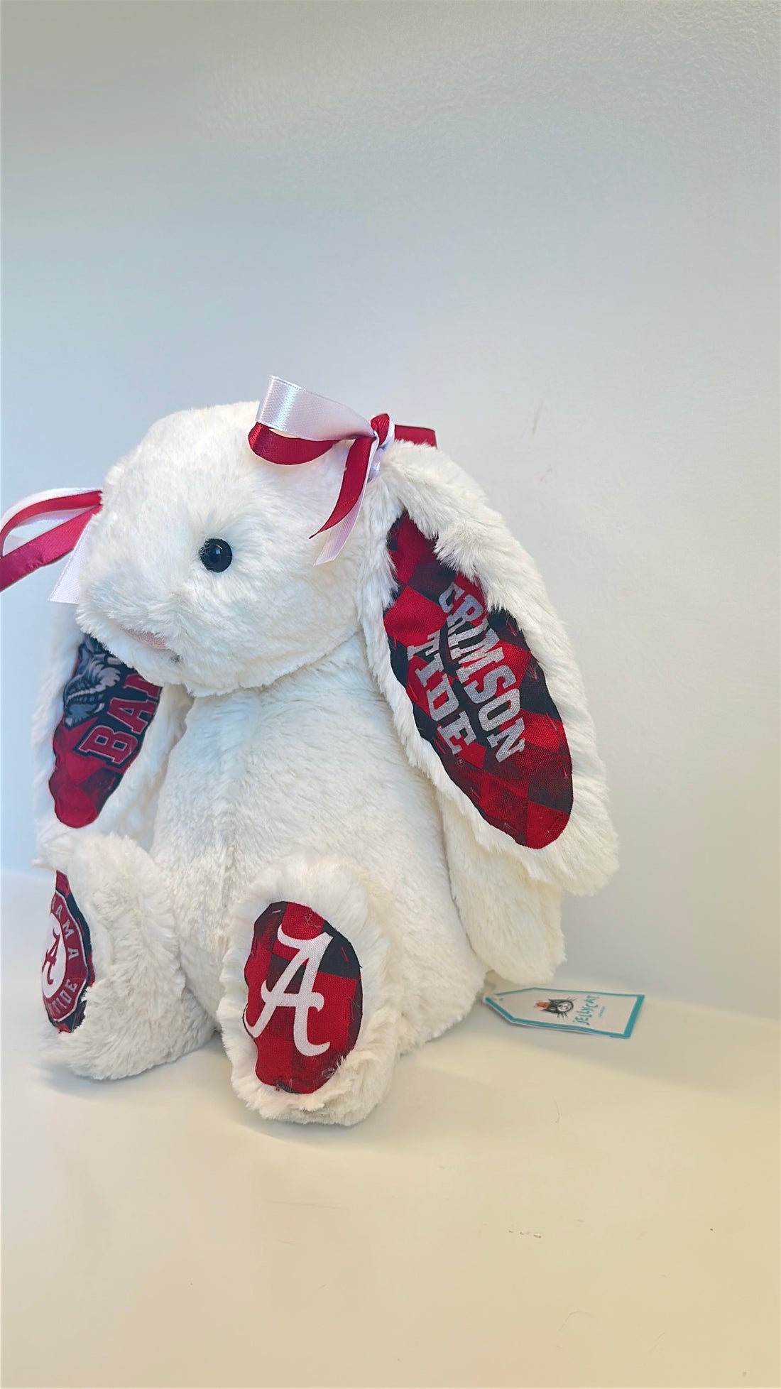 University of Alabama Custom College Jellycat Bashful Bunny