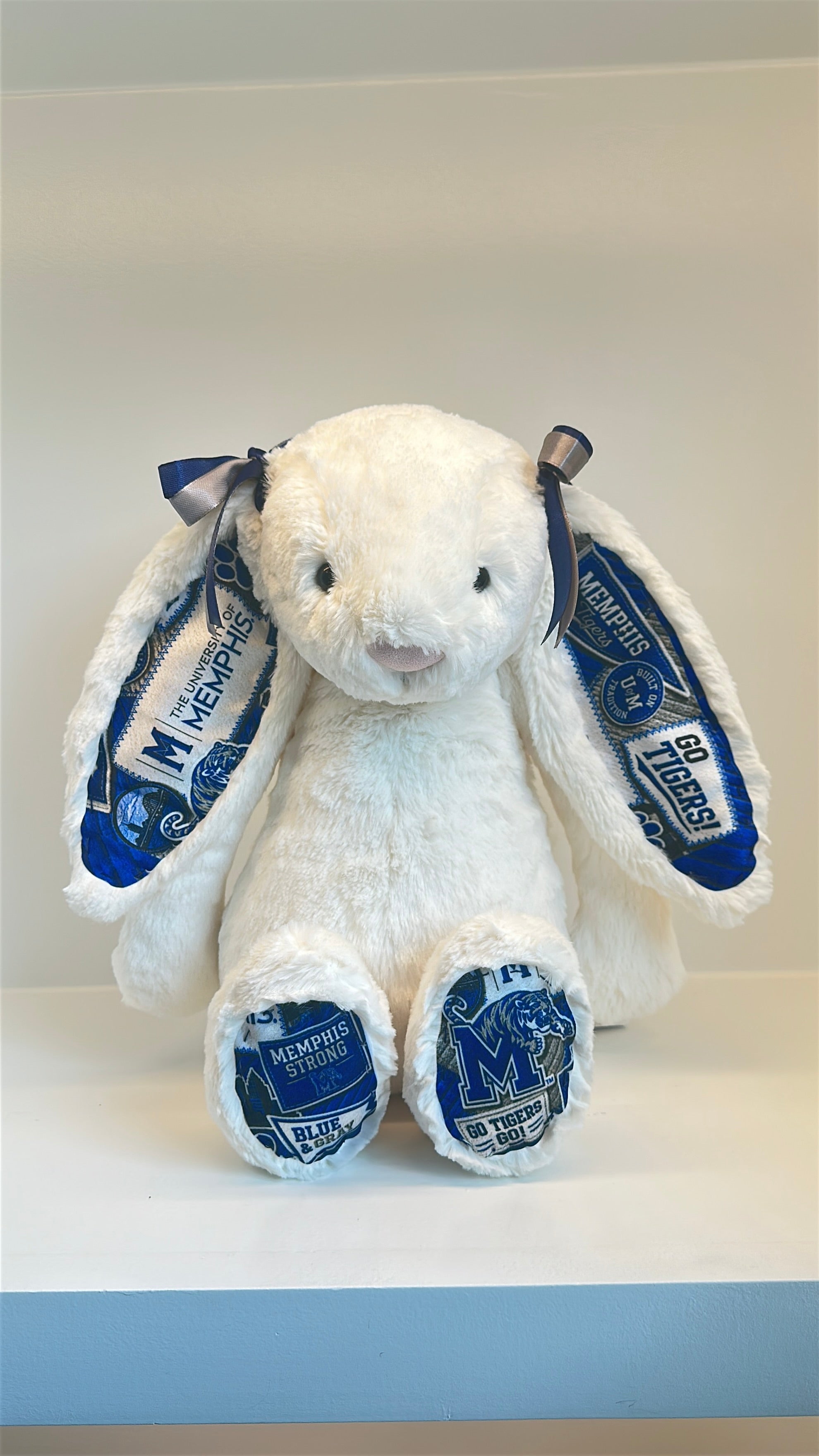 University of Memphis Fully Custom College Jellycat Bunny