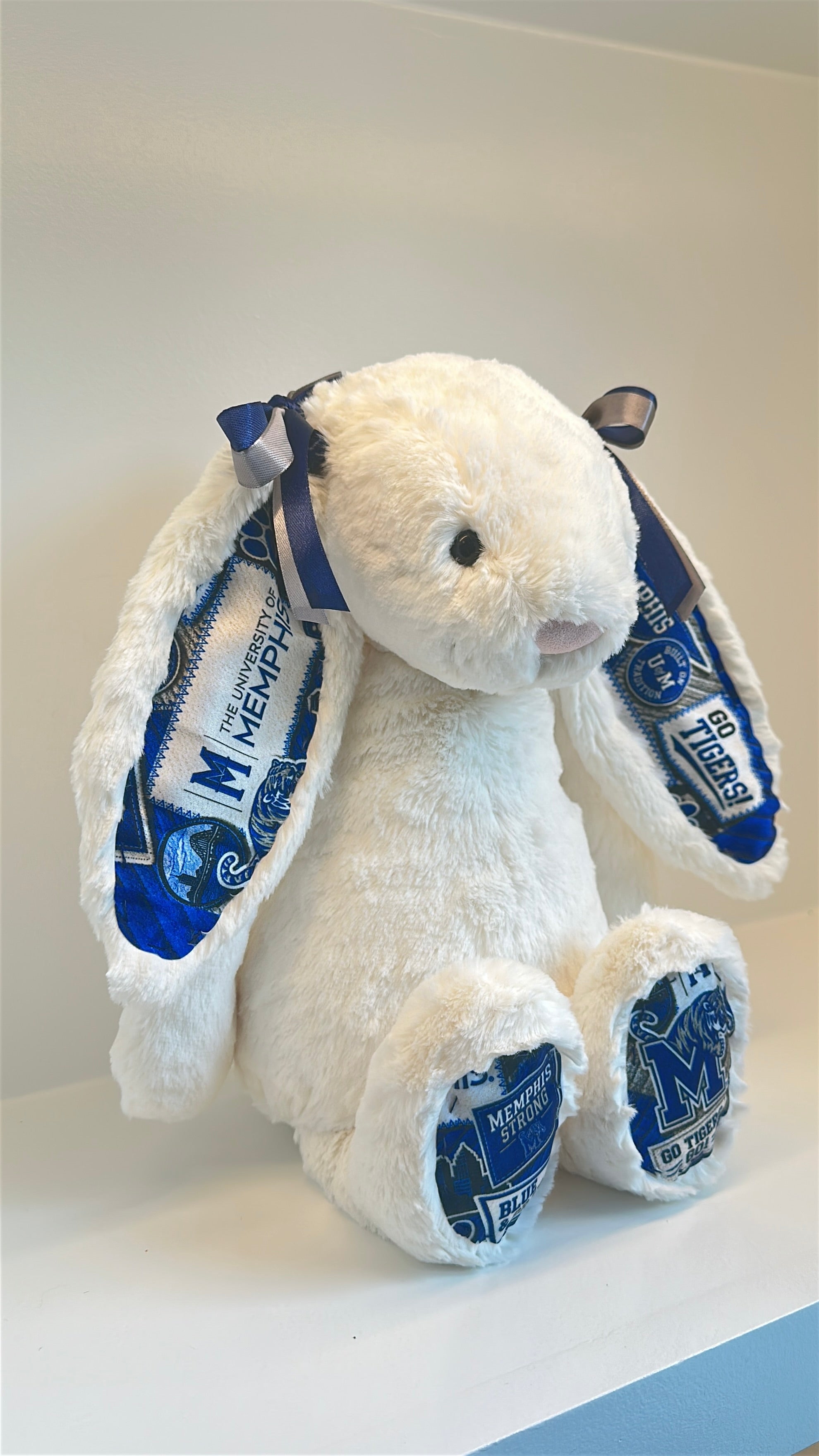 University of Memphis Fully Custom College Jellycat Bunny