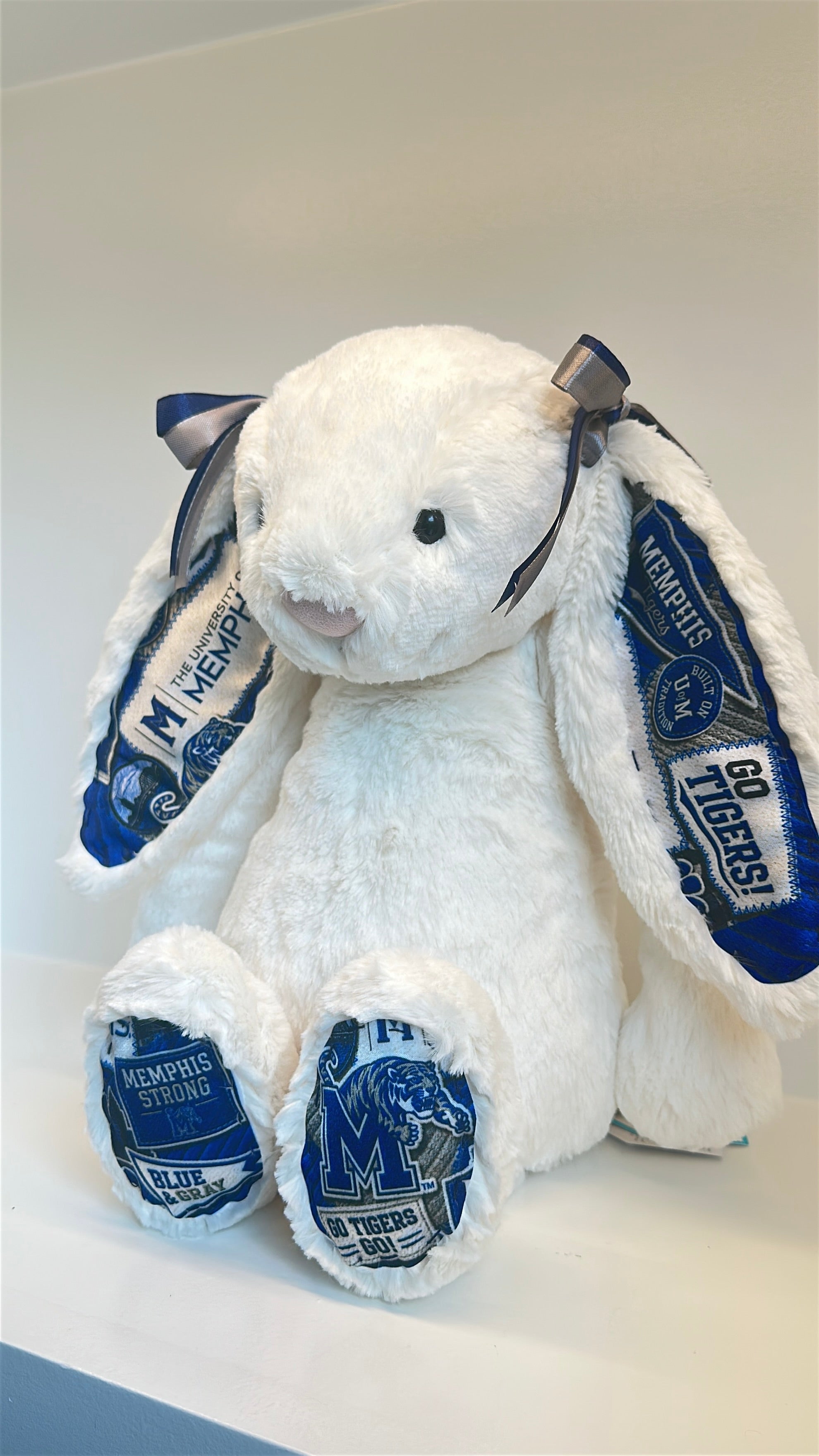 University of Memphis Fully Custom College Jellycat Bunny