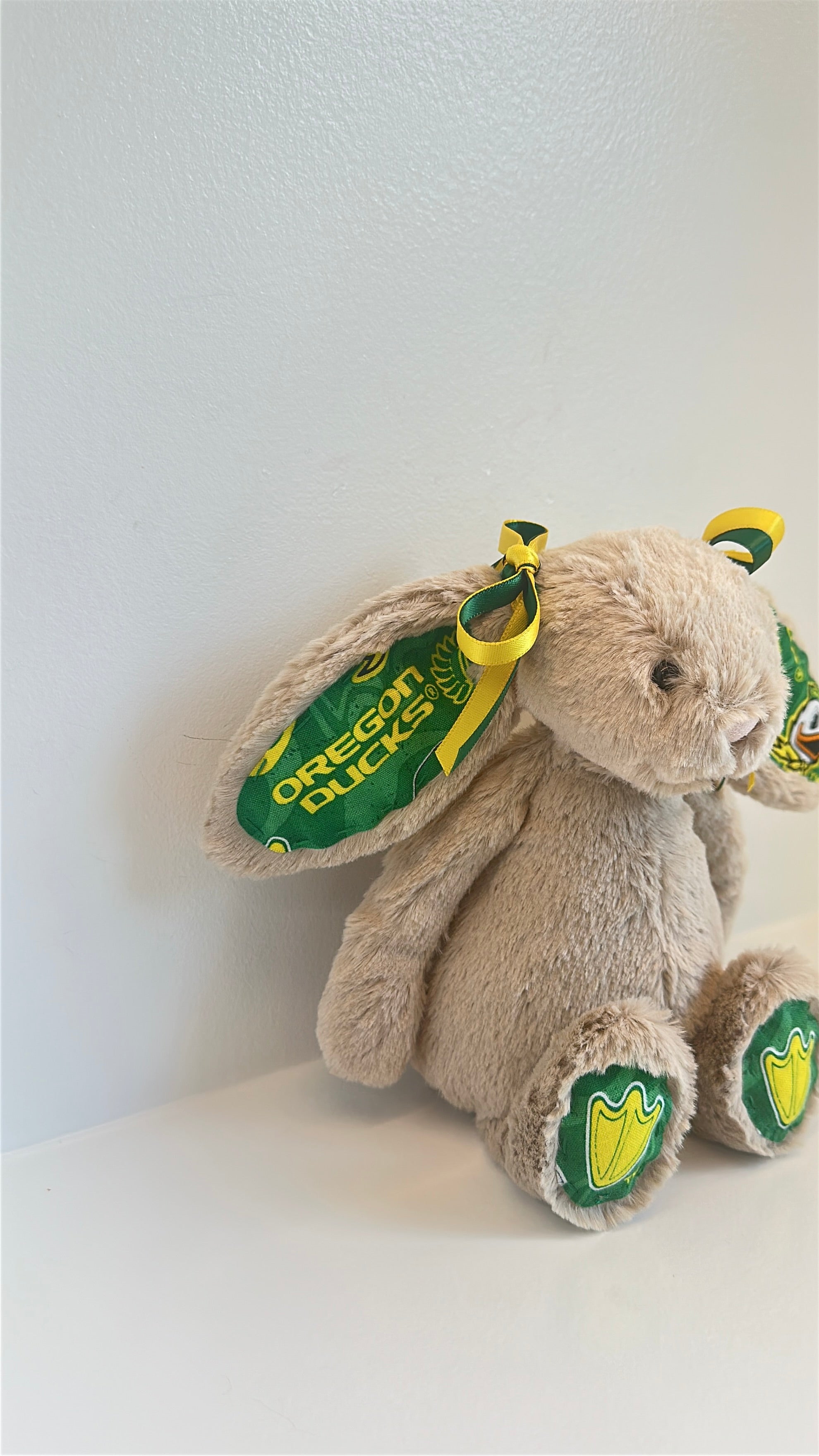 University of Oregon Custom College Jellycat Bashful Bunny