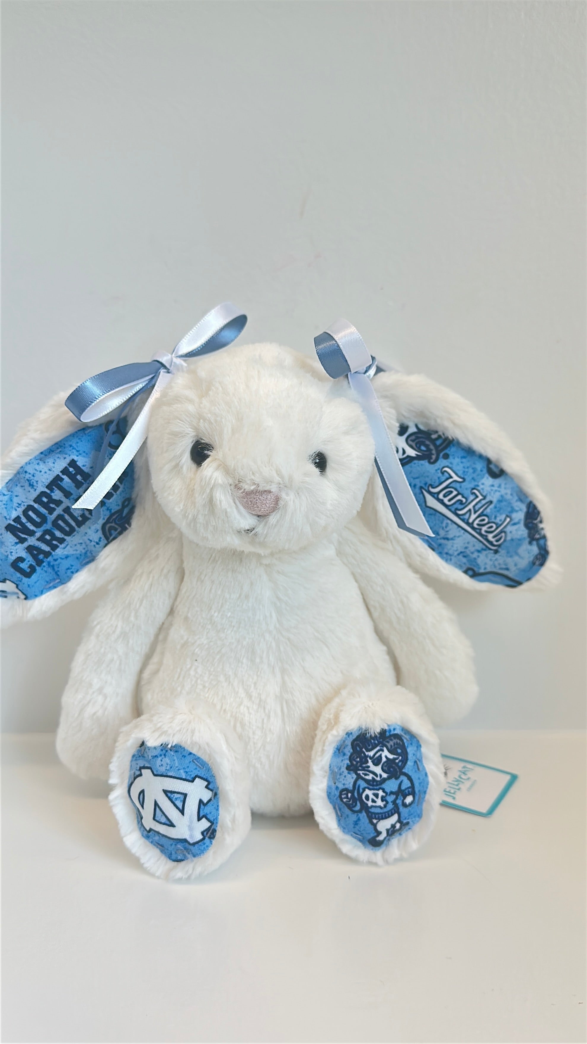 University of North Carolina at Chapel Hill (UNC) College Jellycat Bunny