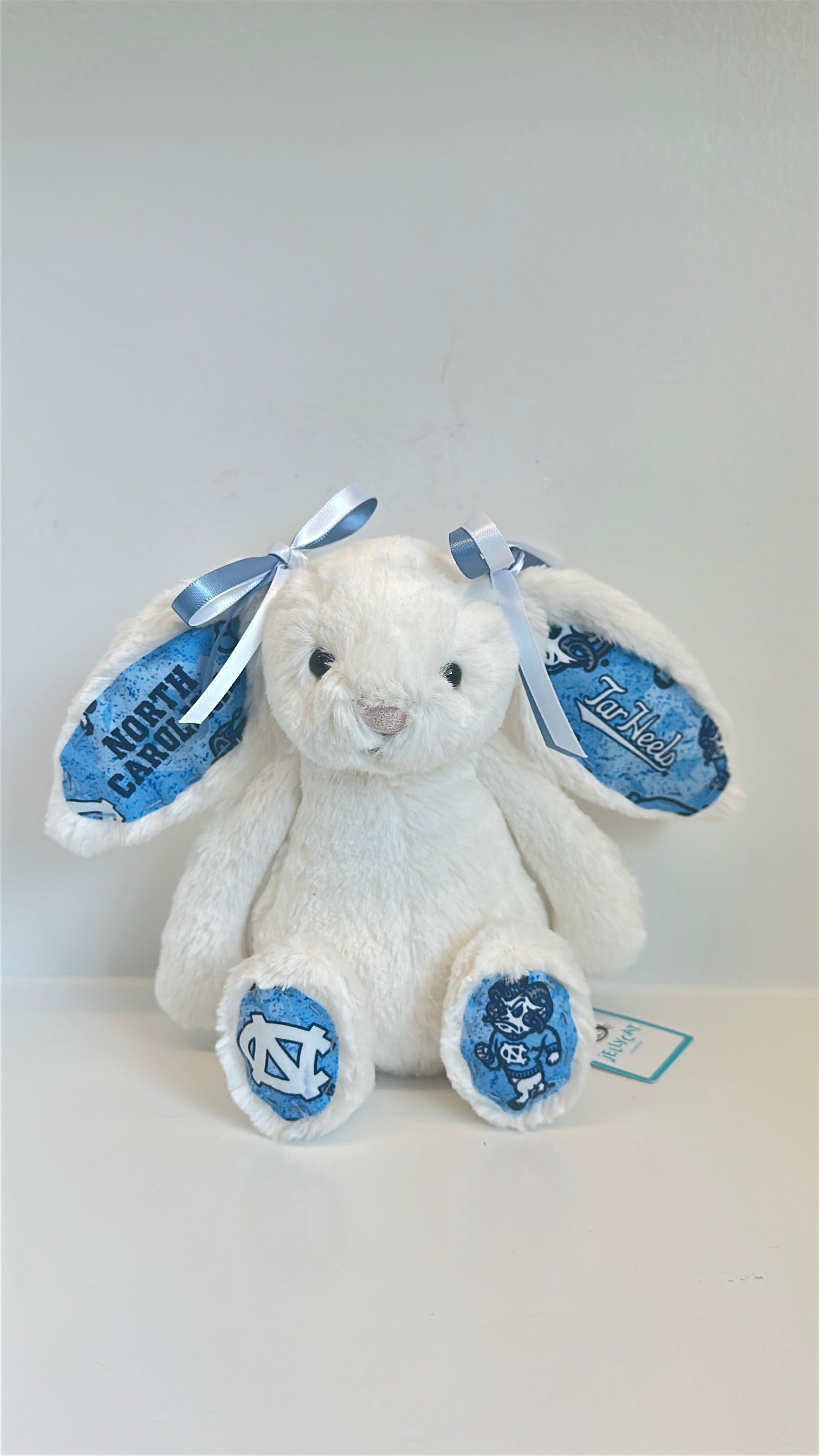 University of North Carolina at Chapel Hill (UNC) College Jellycat Bunny