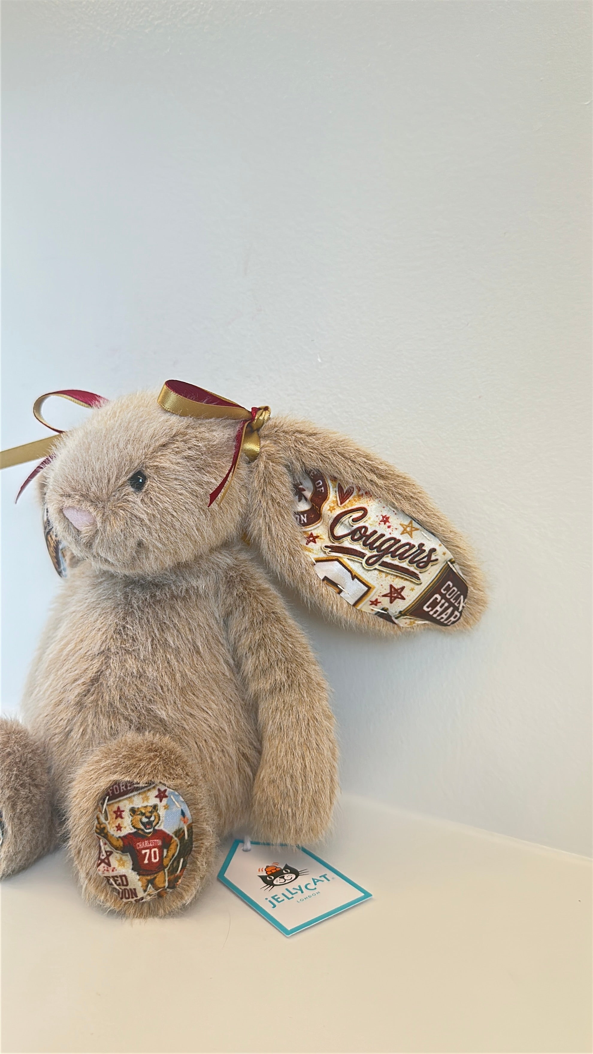College of Charleston Custom College Jellycat Bunny