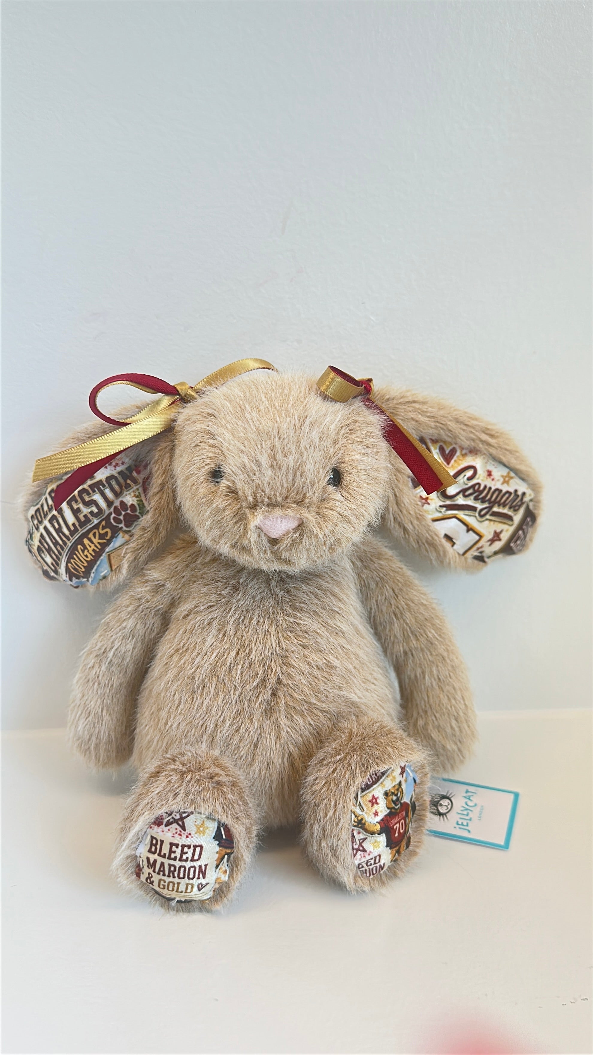 College of Charleston Custom College Jellycat Bunny