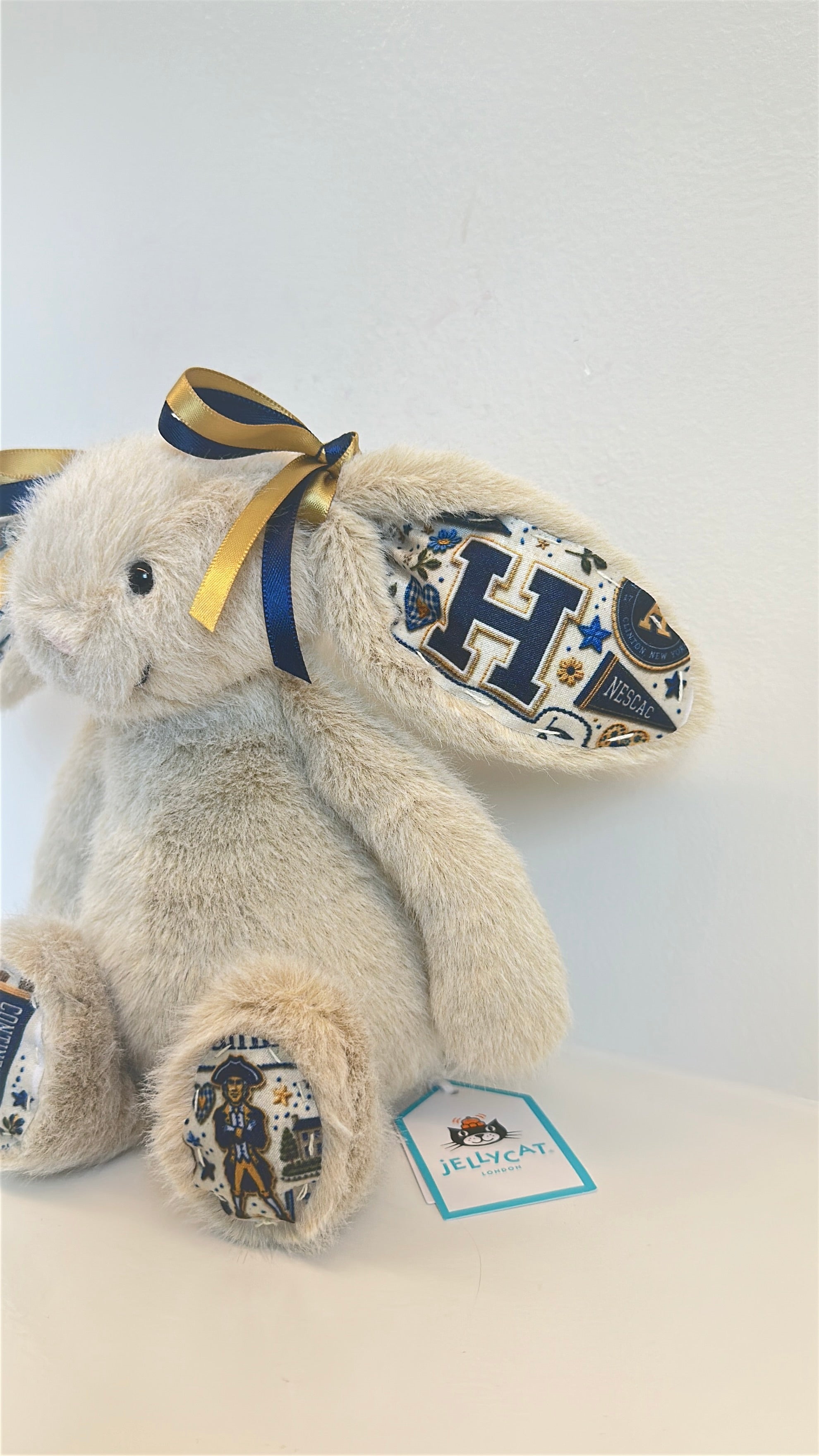 Hamilton College Fully Custom College Jellycat Bunny