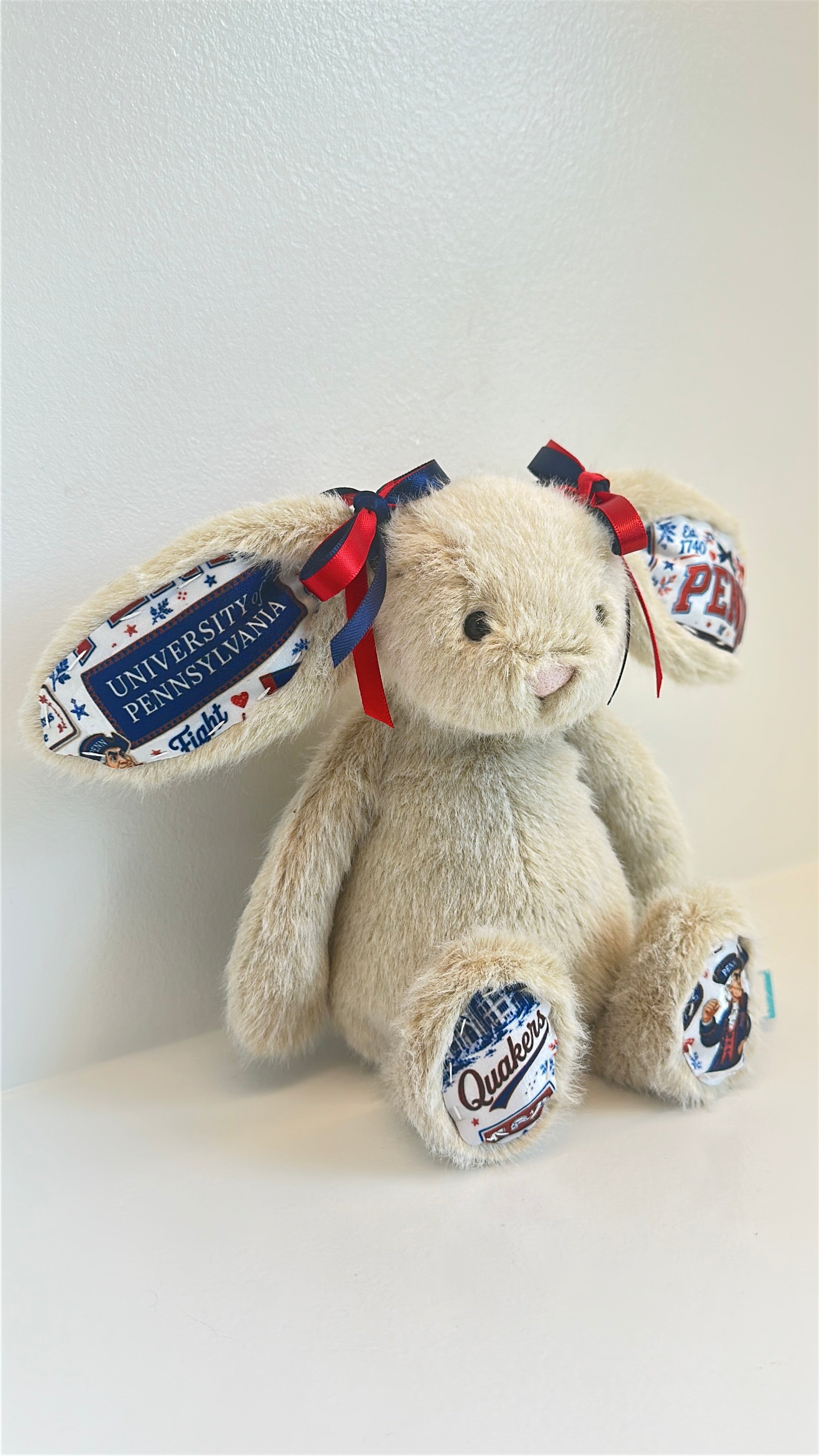 University of Pennslyvania Fully Custom College Jellycat Bunny