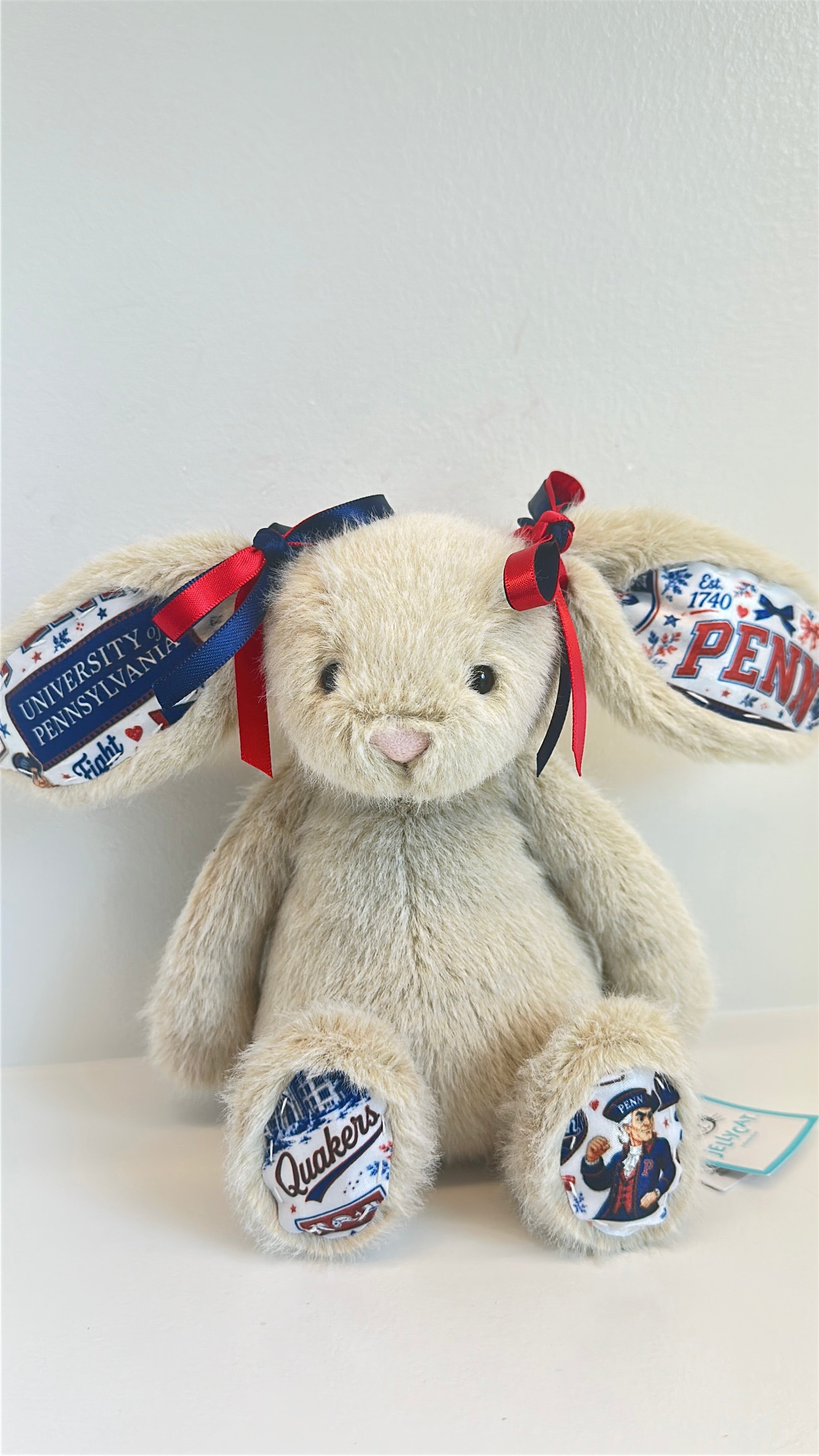 University of Pennslyvania Fully Custom College Jellycat Bunny