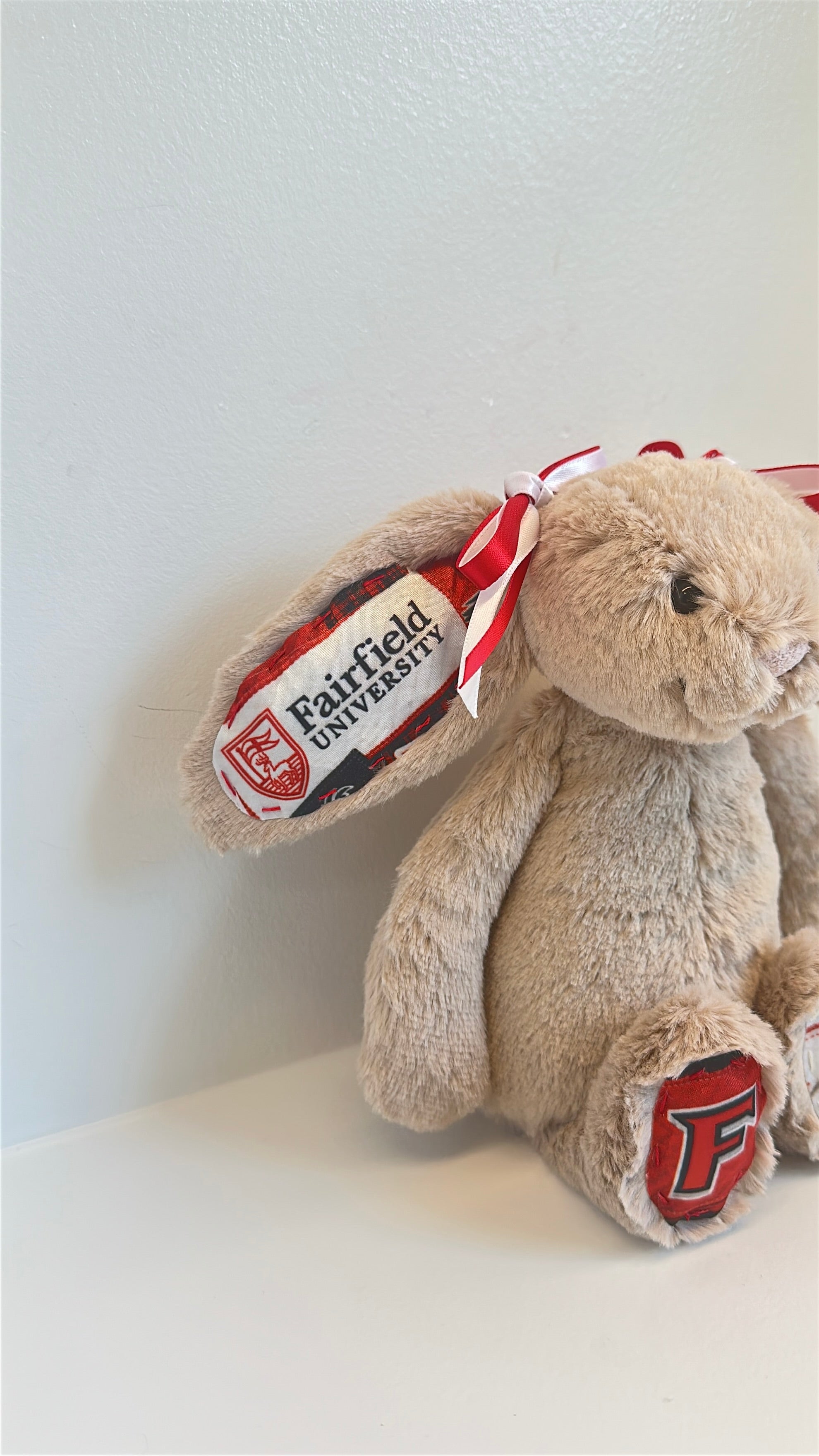Fairfield University Custom College Jellycat Bashful Bunny