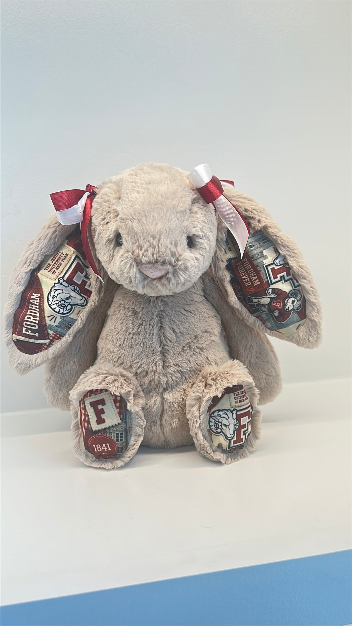 Fordham University Fully Custom College Jellycat Bunny