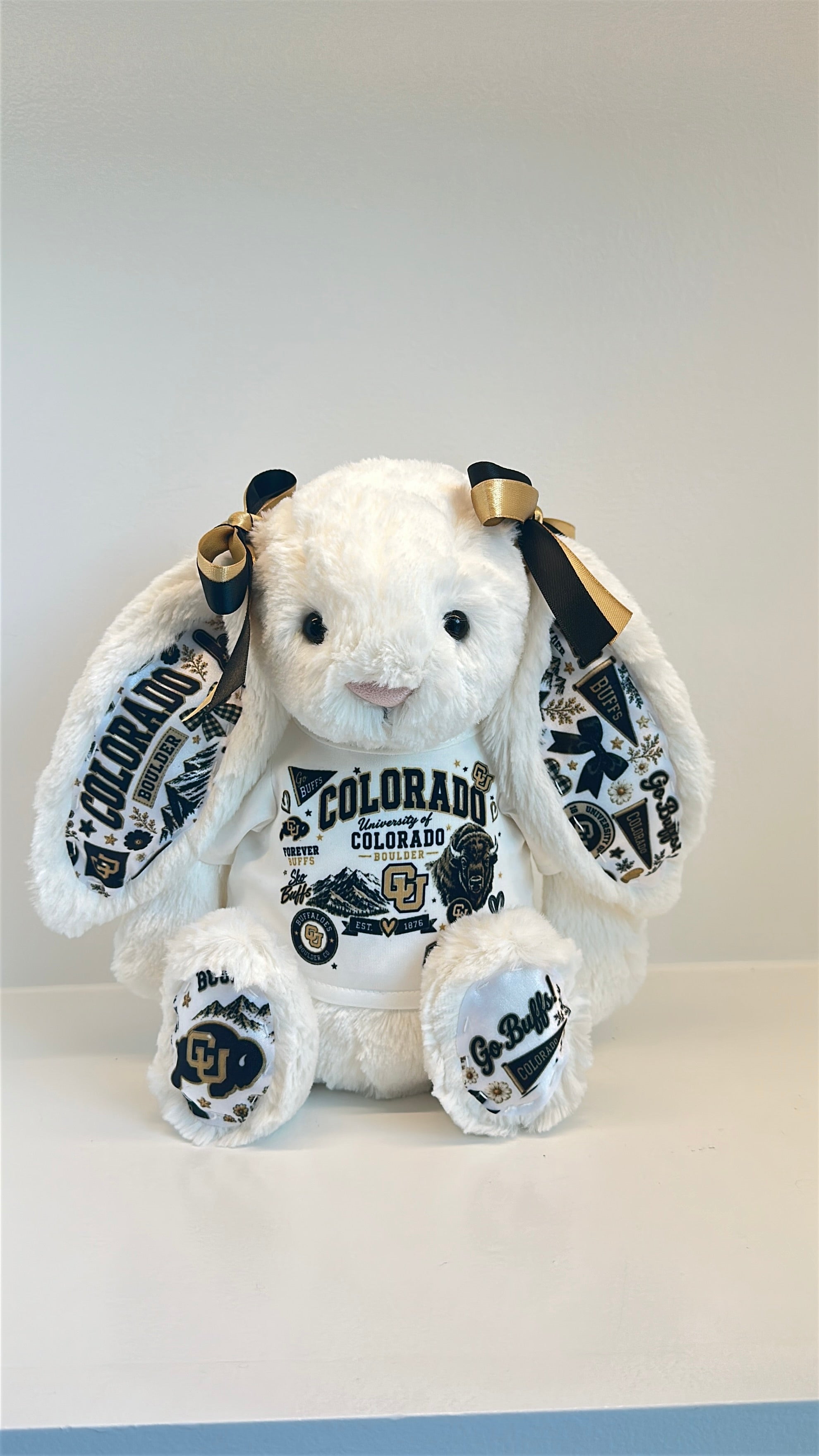 University of Colorado Boulder Custom Jellycat Bunny