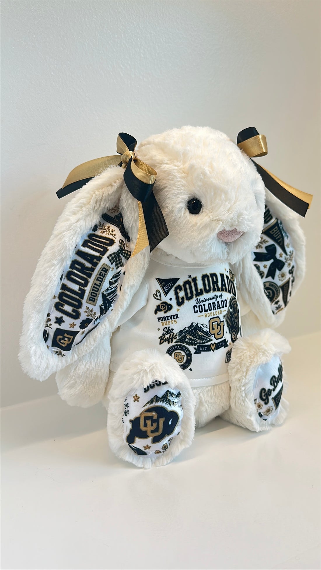 University of Colorado Boulder Custom Jellycat Bunny
