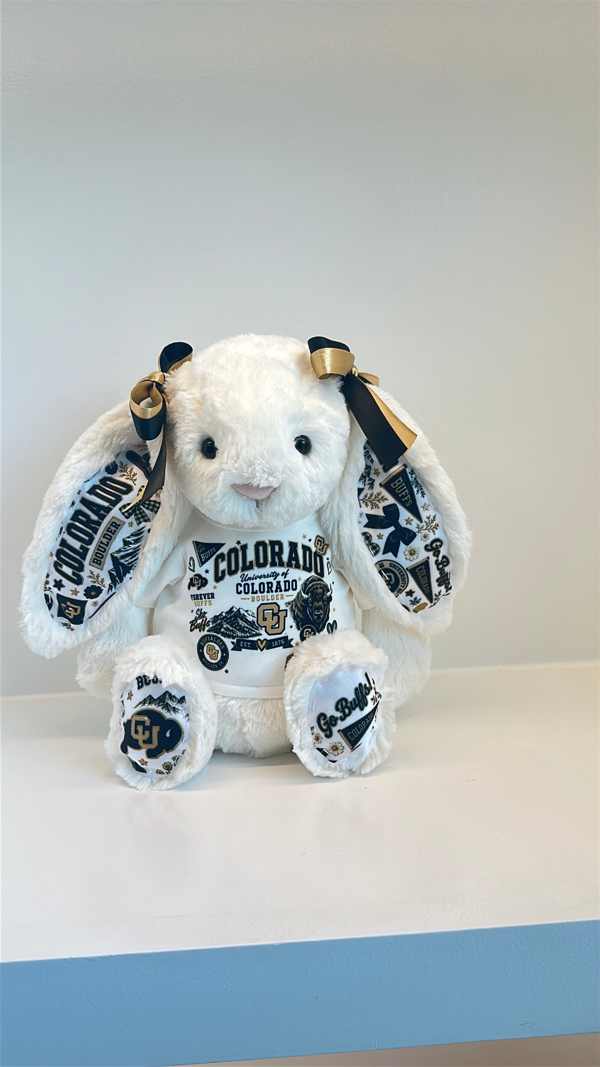 University of Colorado Boulder Custom Jellycat Bunny