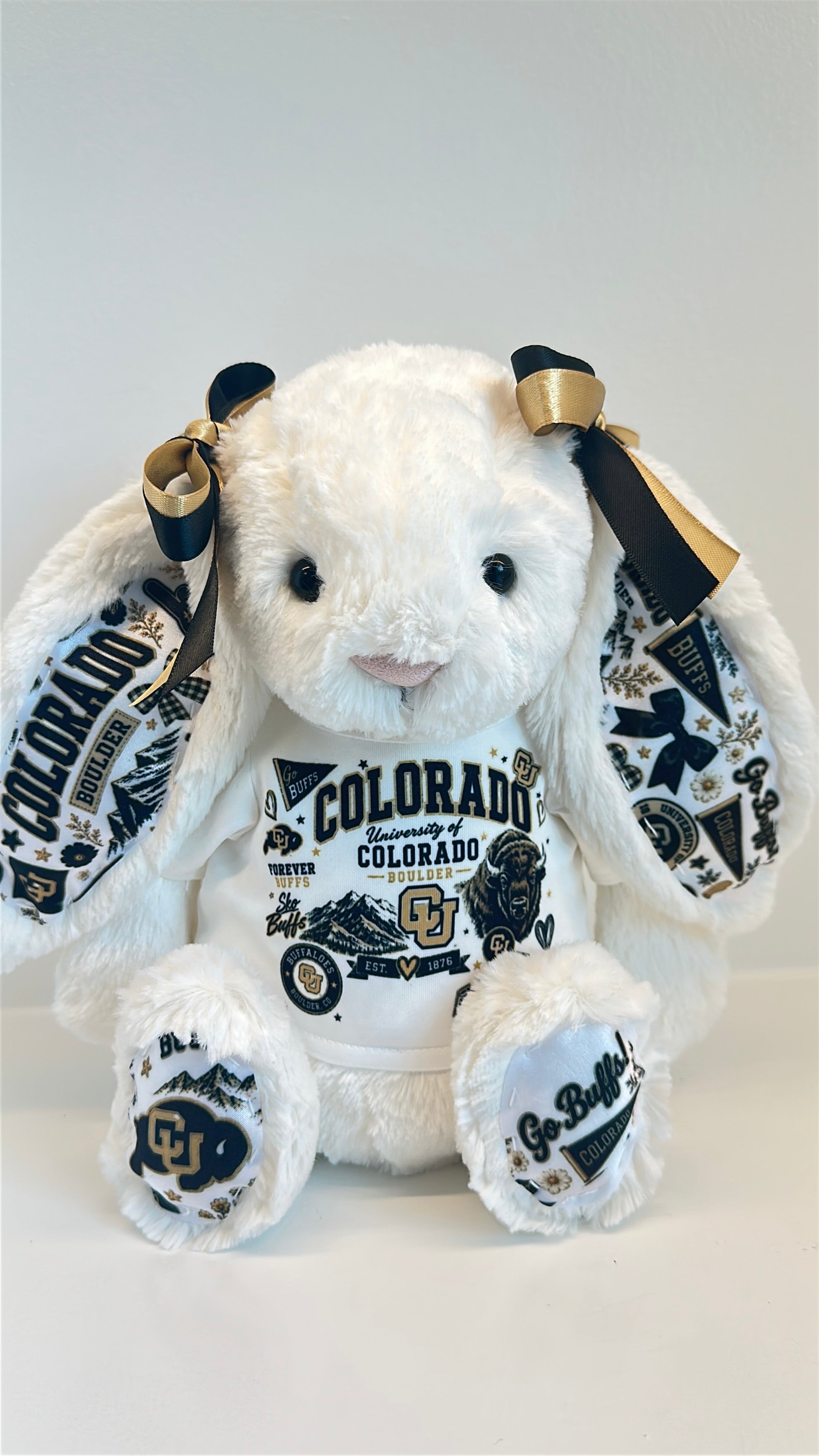 University of Colorado Boulder Custom Jellycat Bunny