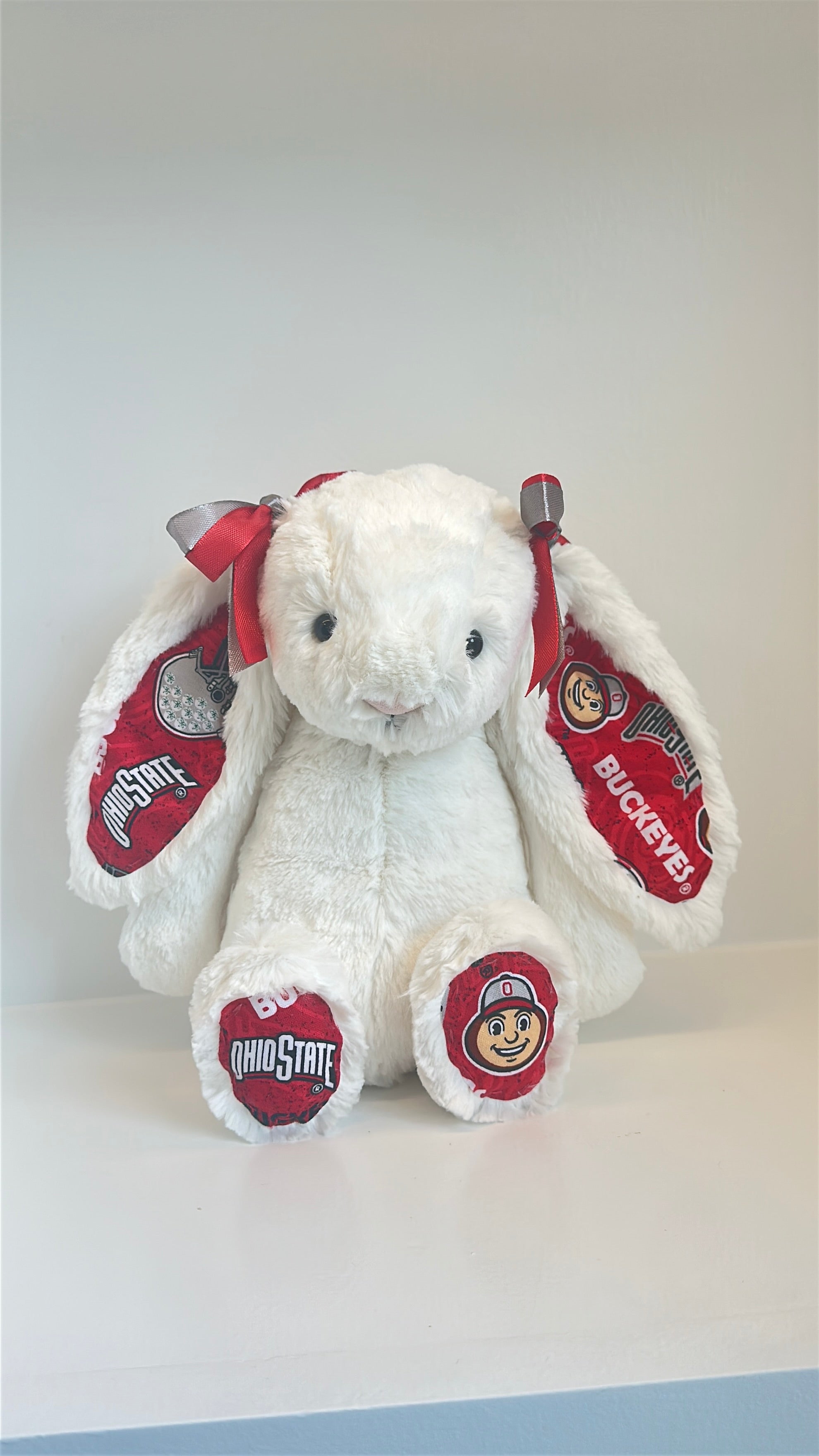 Ohio State University (OSU)  Custom College Jellycat Bashful Bunny