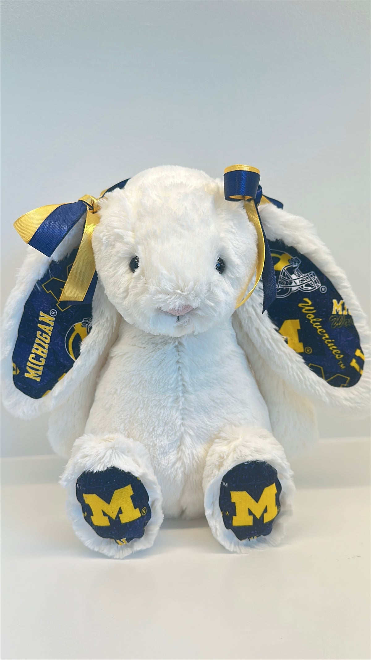 University of Michigan Custom College Jellycat Bashful Bunny