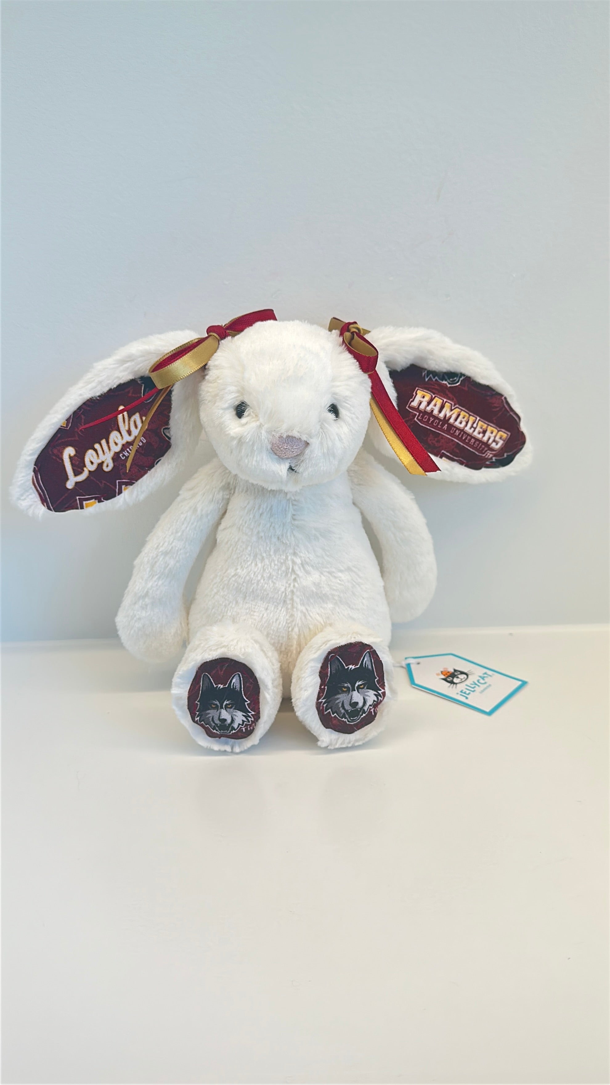 Loyola University (Chicago) Custom College Jellycat Bunny