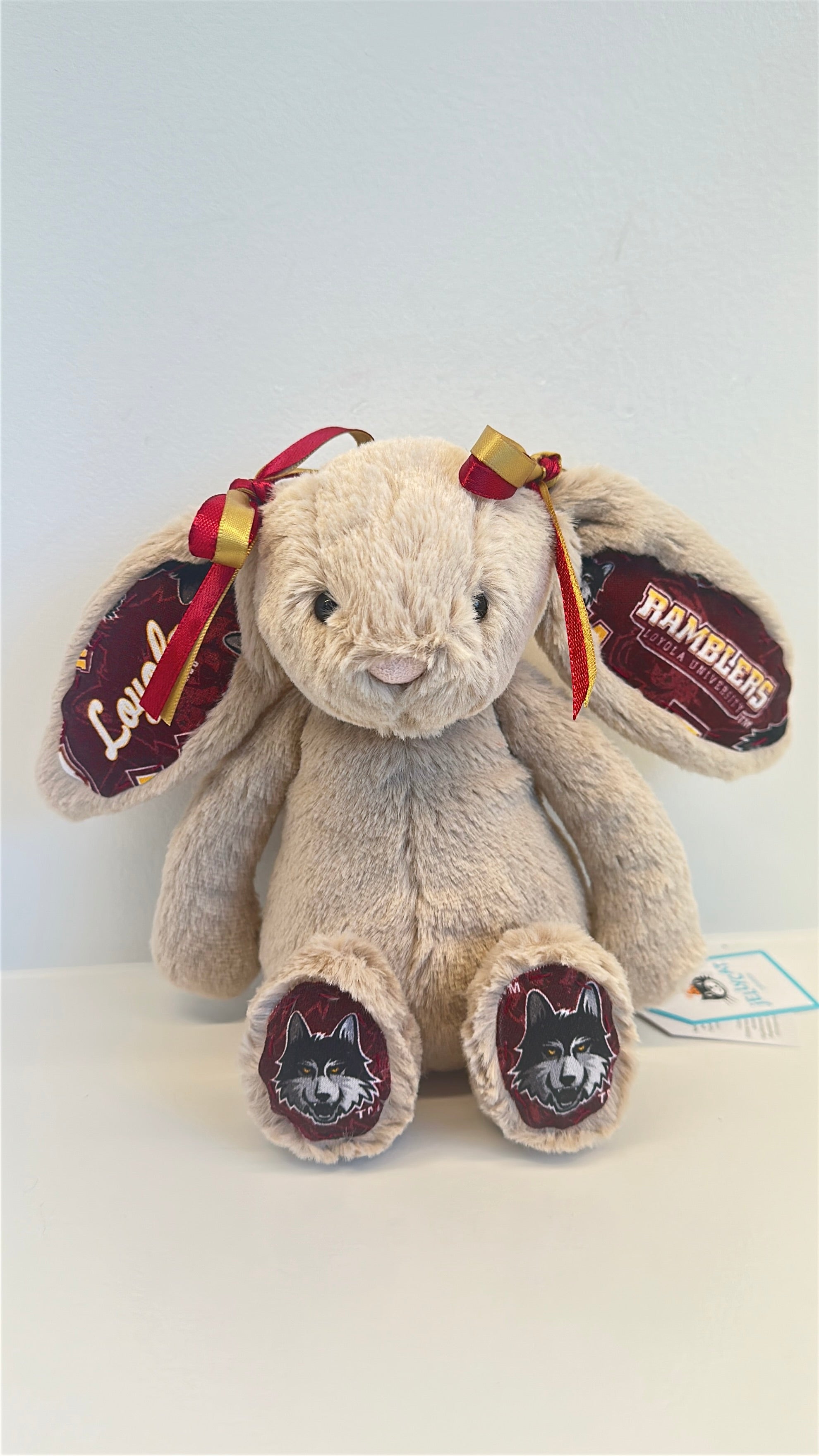 Loyola University (Chicago) Custom College Jellycat Bunny