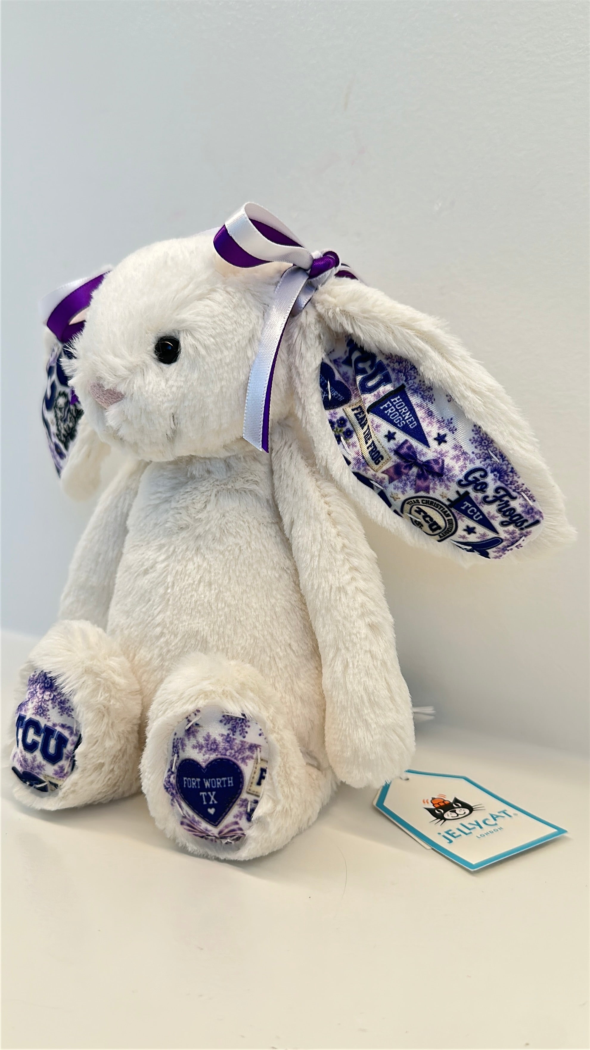 Texas Christian University (TCU)  Fully Custom College Jellycat Bunny