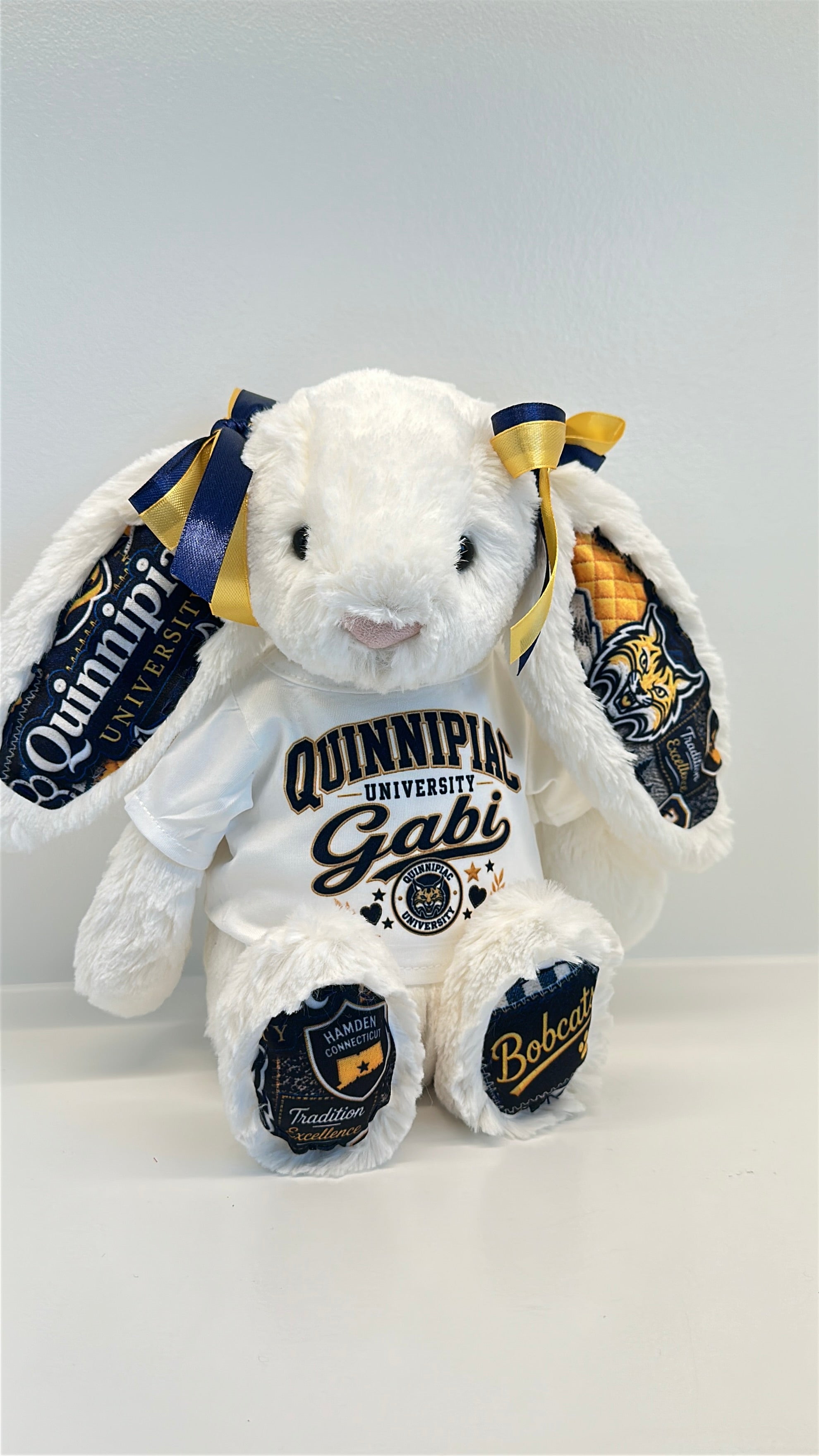 Quinnipiac Fully Custom College Jellycat Bunny