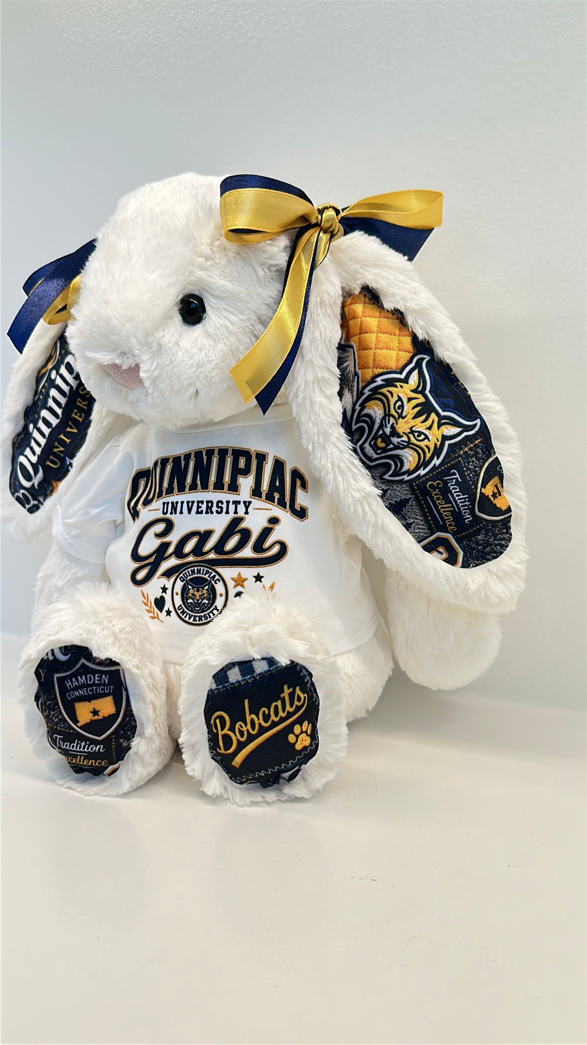 Quinnipiac Fully Custom College Jellycat Bunny