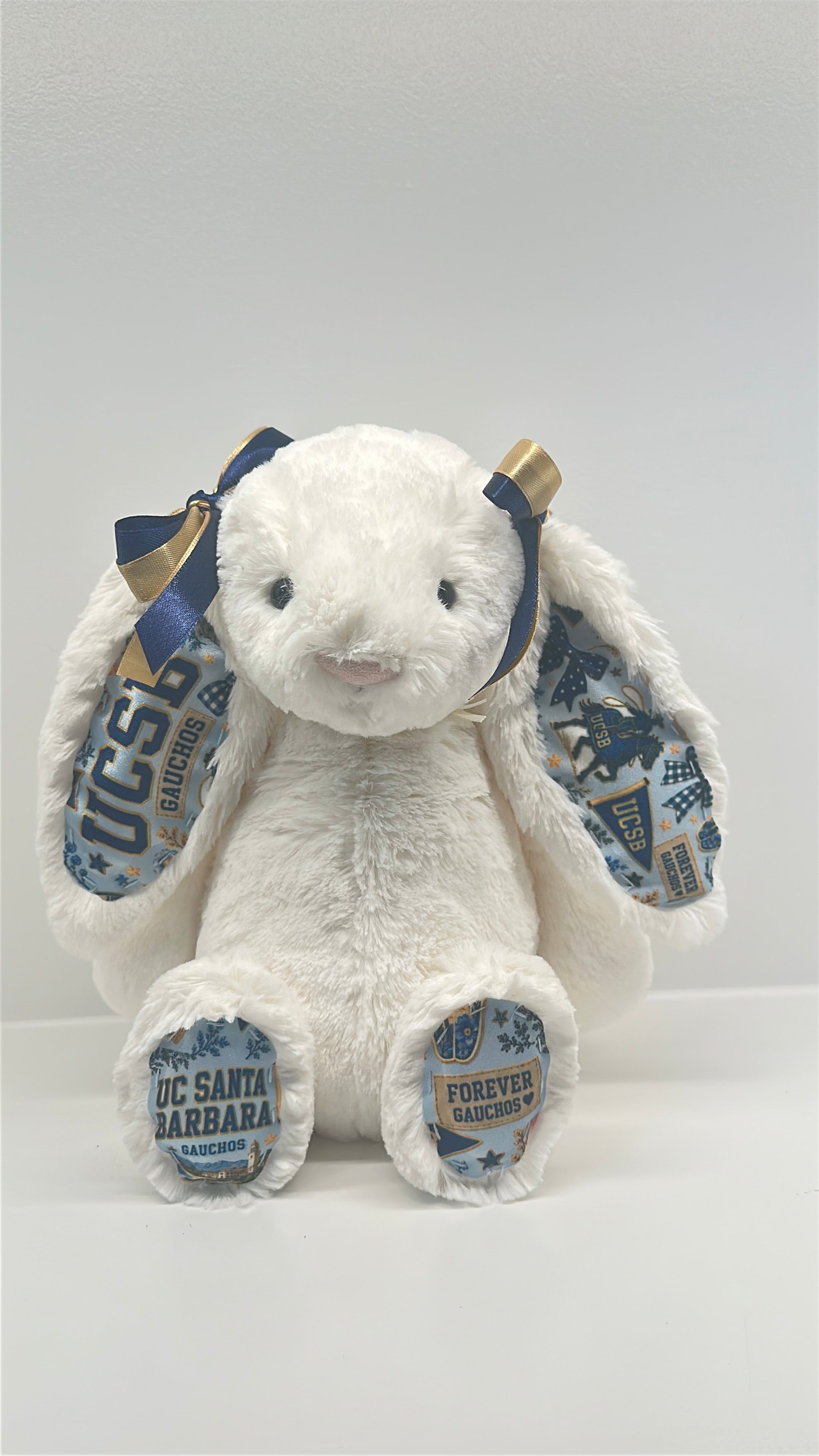 University of California Santa Barbara (UCSB) Fully Custom Jellycat Bunny