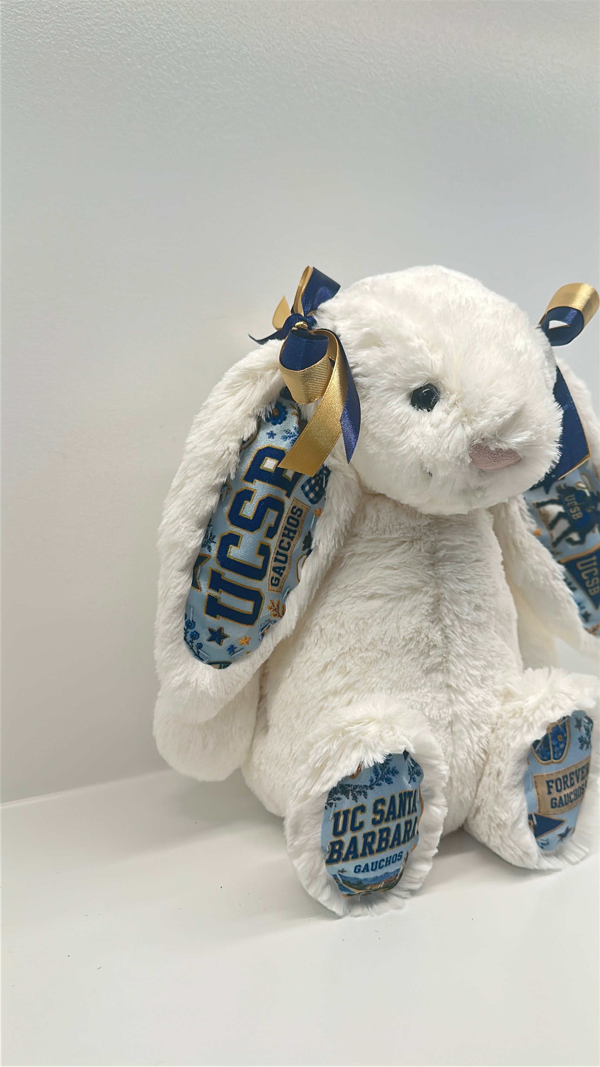 University of California Santa Barbara (UCSB) Fully Custom Jellycat Bunny