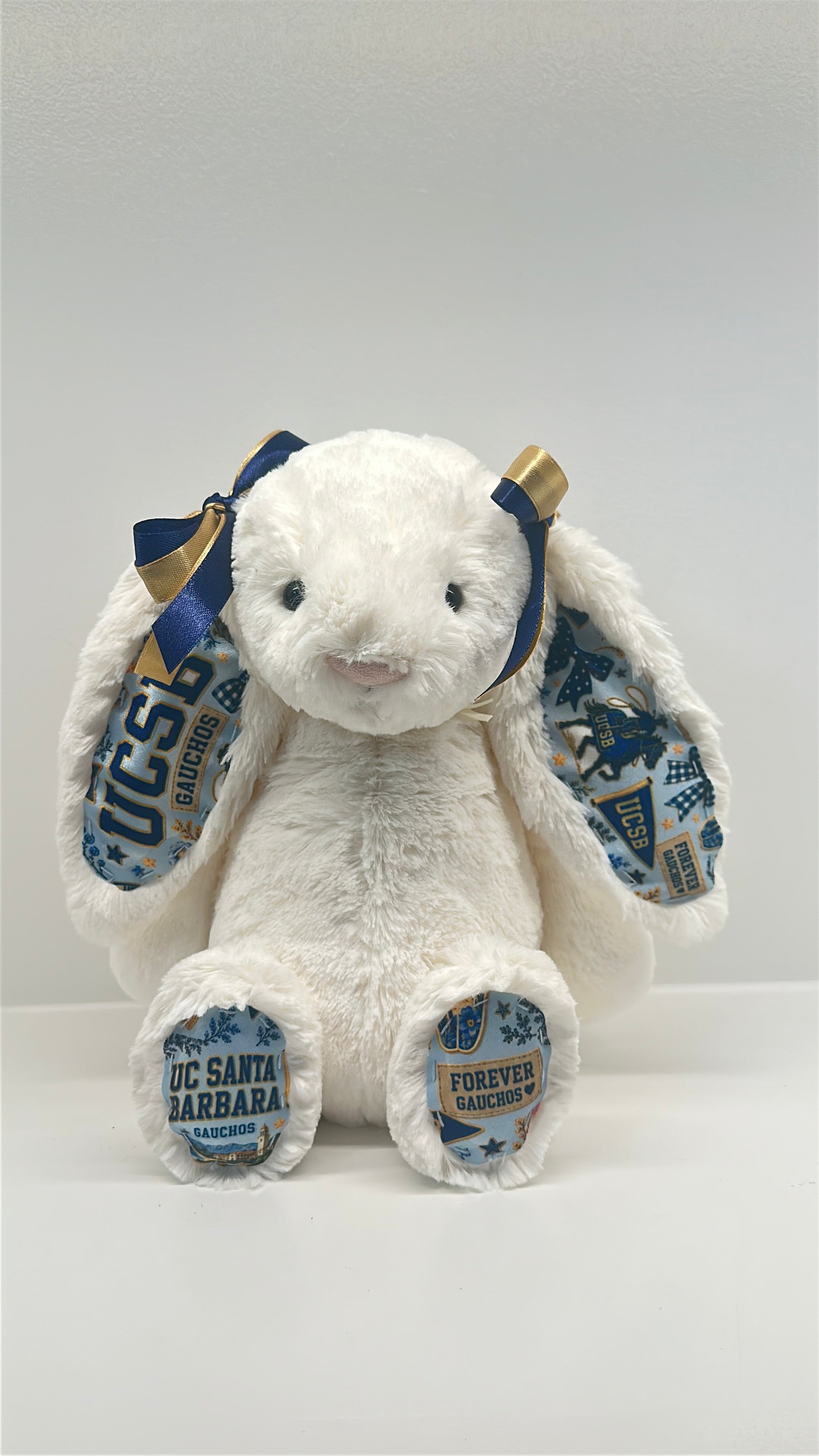 University of California Santa Barbara (UCSB) Fully Custom Jellycat Bunny
