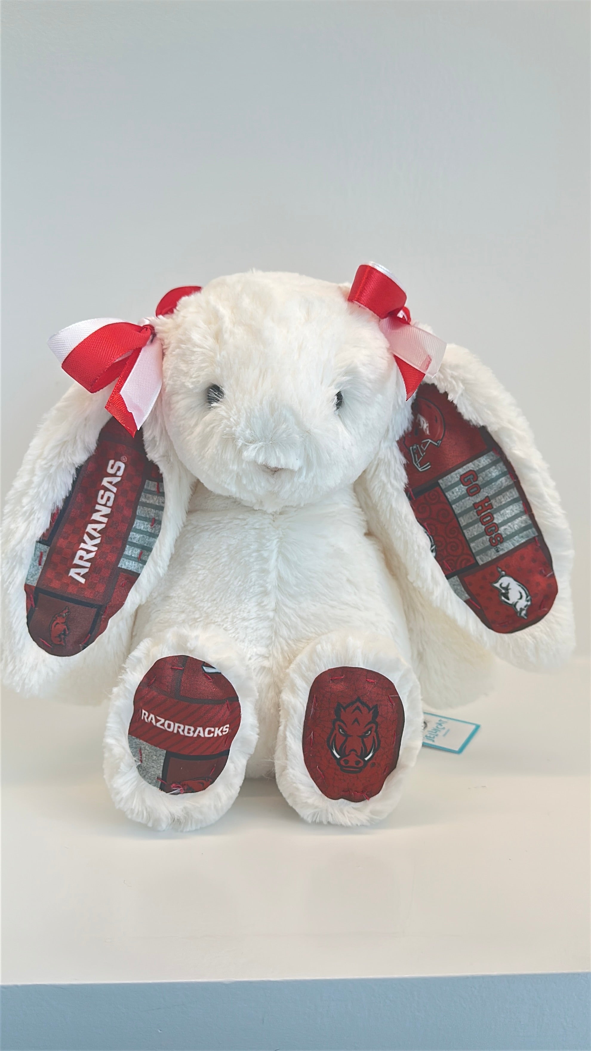 University of Arkansas Custom College Jellycat Bunny