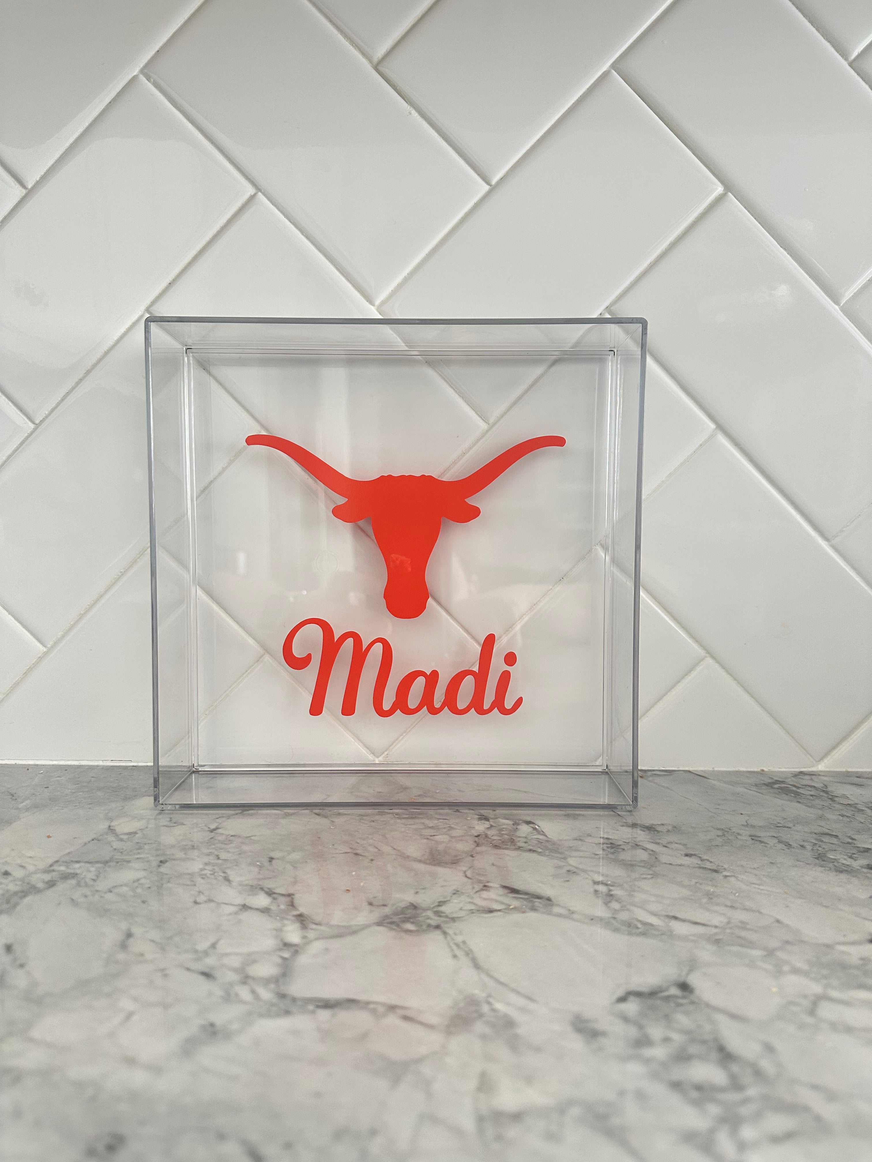 Customizable Acrylic Trays, College Acceptance Gifts, Personalized Graduation Gift, College Gifts, High School Graduation Gift, College Merch, Dorm Decor
